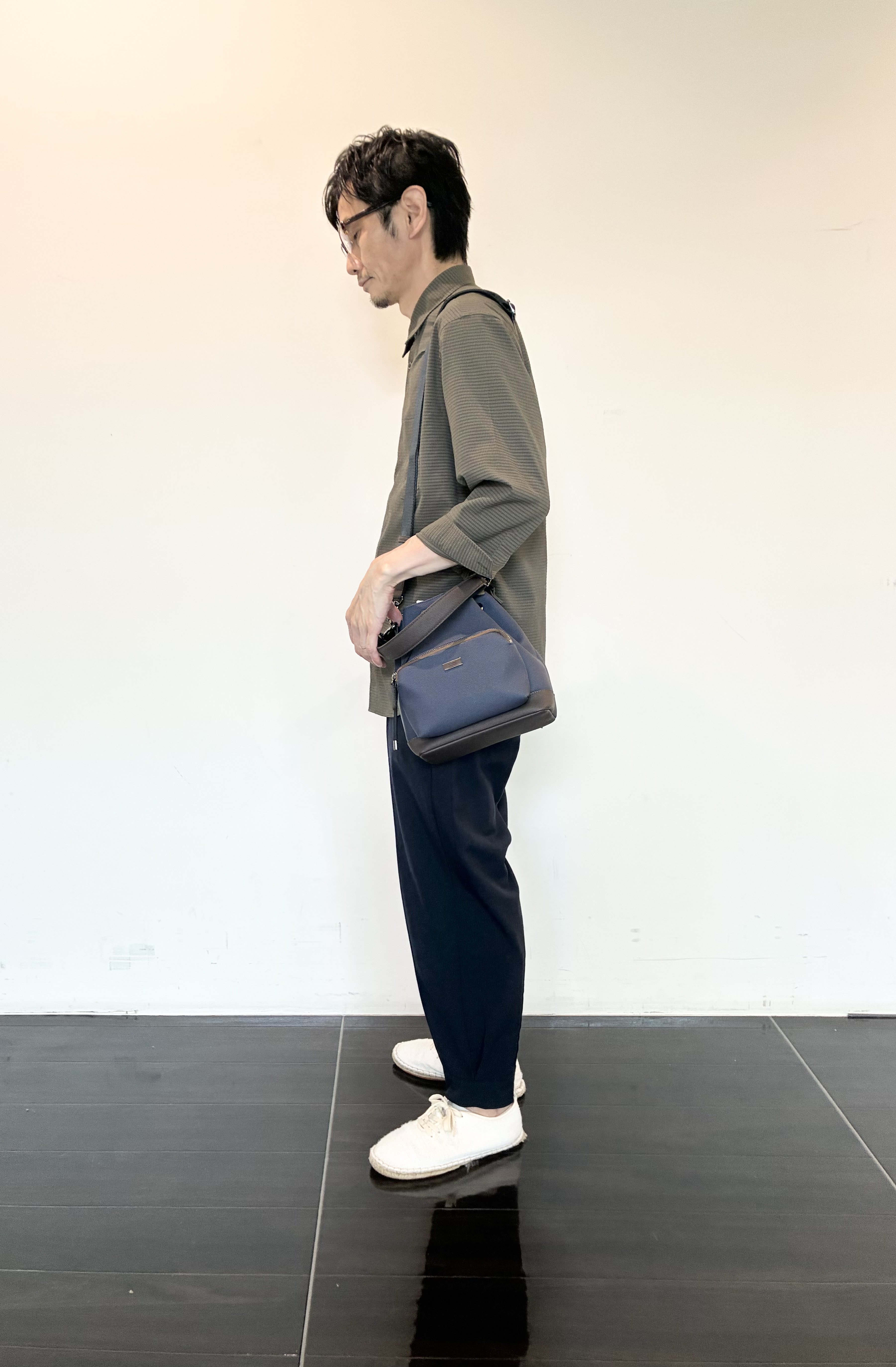 ハセガワさんの「TAKEO KIKUCHI｜【日本製】JFP DotAir（R）サッカー7分袖シャツ」を使ったコーディネート