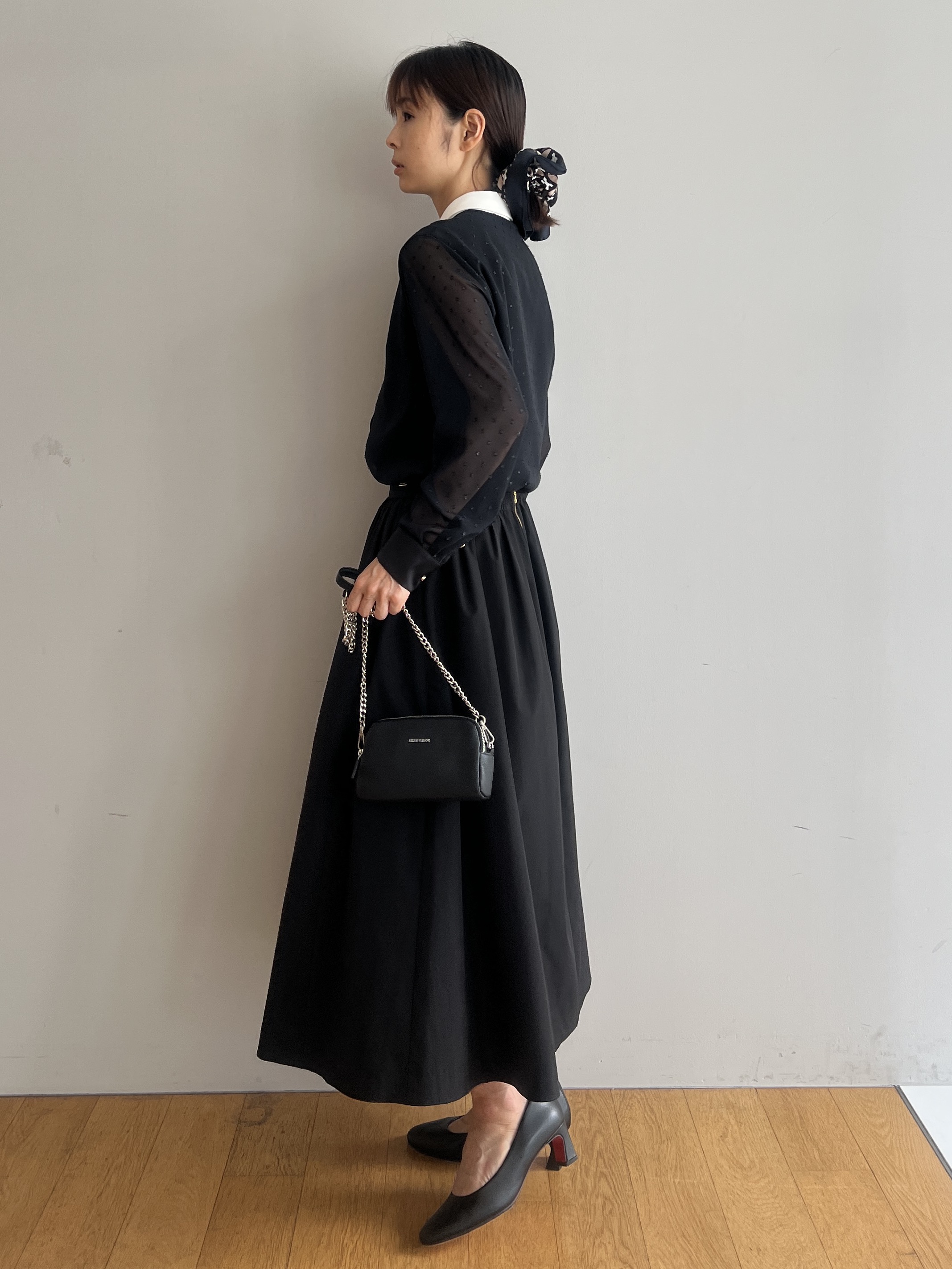 misaさんの「DRESSTERIOR｜【otonaMUSE5月号掲載】アーチフィットレザーパンプス」を使ったコーディネート