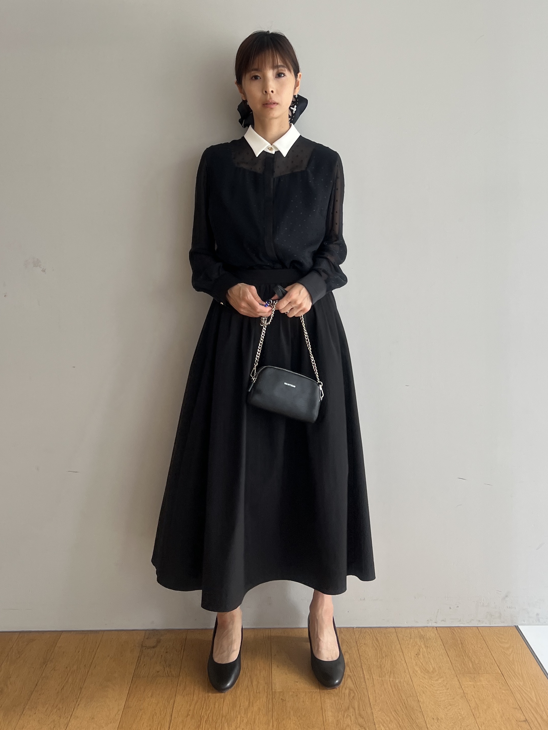 misaさんの「DRESSTERIOR｜【otonaMUSE5月号掲載】アーチフィットレザーパンプス」を使ったコーディネート