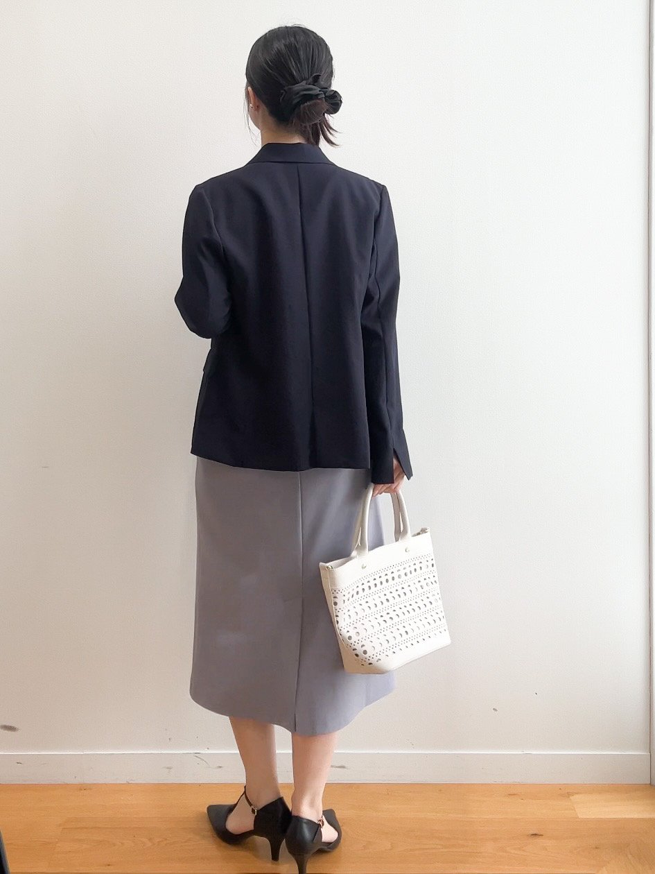 RINAさんの「index｜【接触冷感／吸水速乾】キーネックフレアスリーブワンピース《UV／洗濯機OK／ストレッチ》」を使ったコーディネート