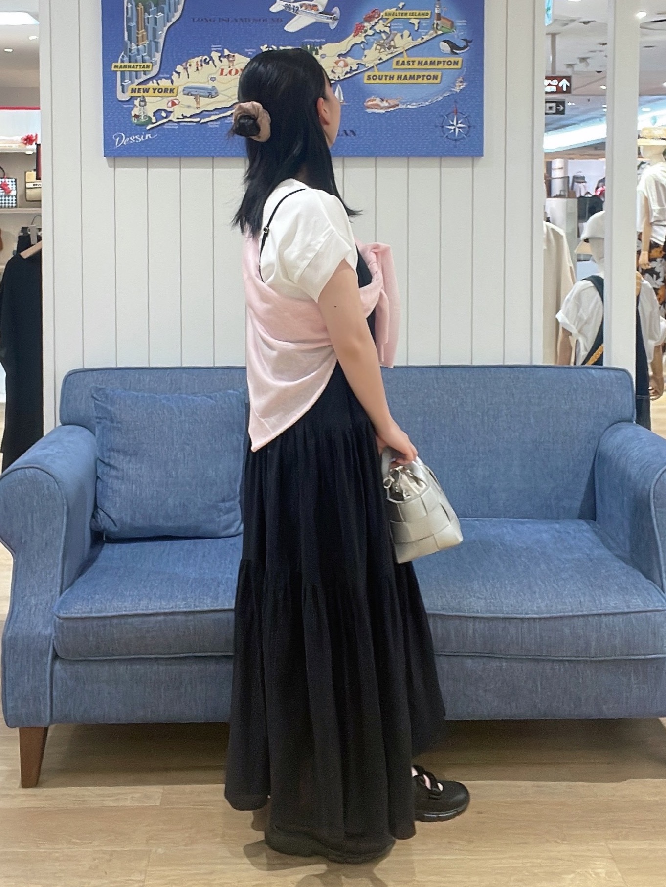 AYAさんの「Dessin｜【UVカット/接触冷感】美光沢カットソー」を使ったコーディネート