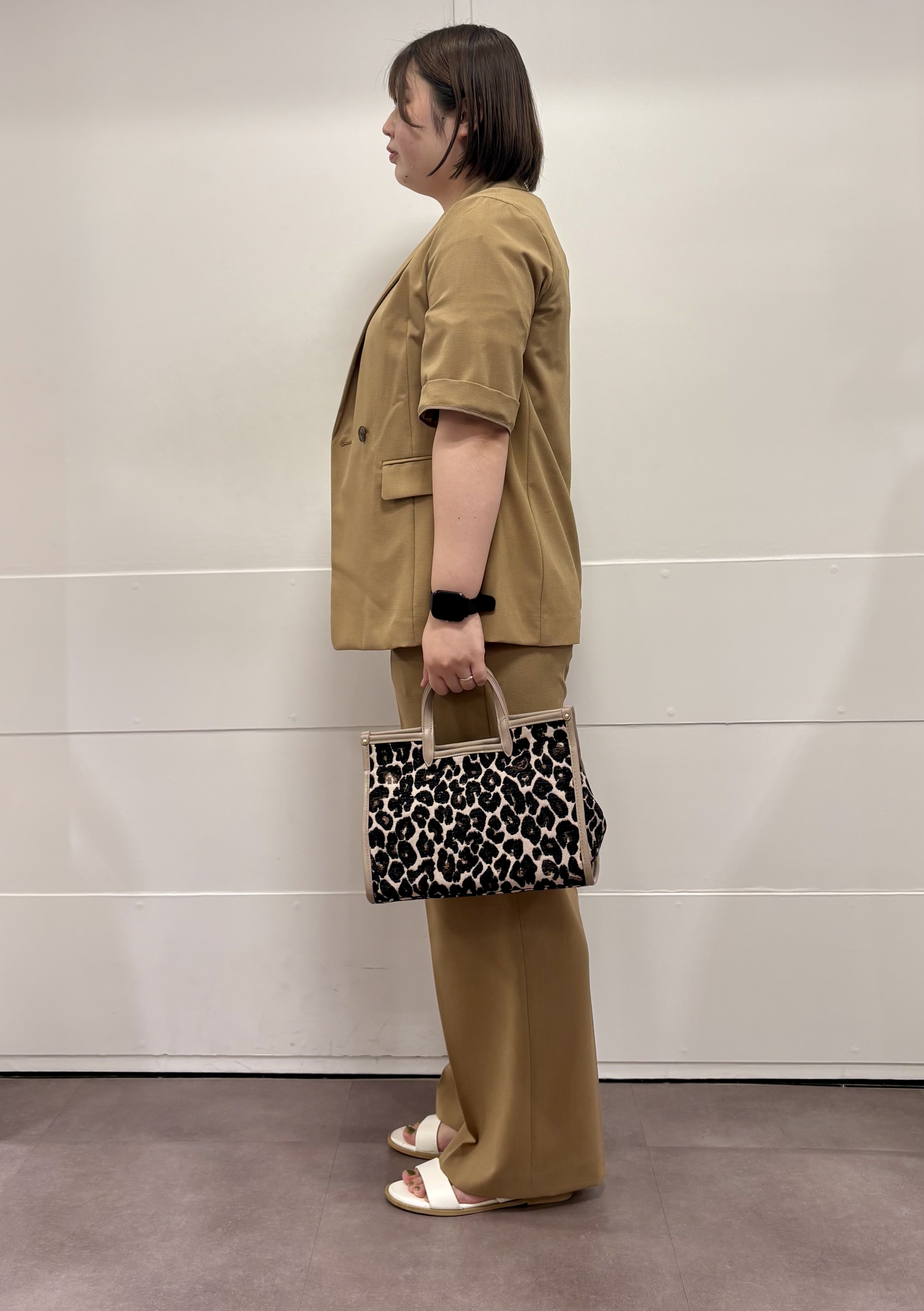 MIさんの「UNTITLED｜【セットアップ可/UVカット/通気性】エアリークール半袖ジャケット」を使ったコーディネート