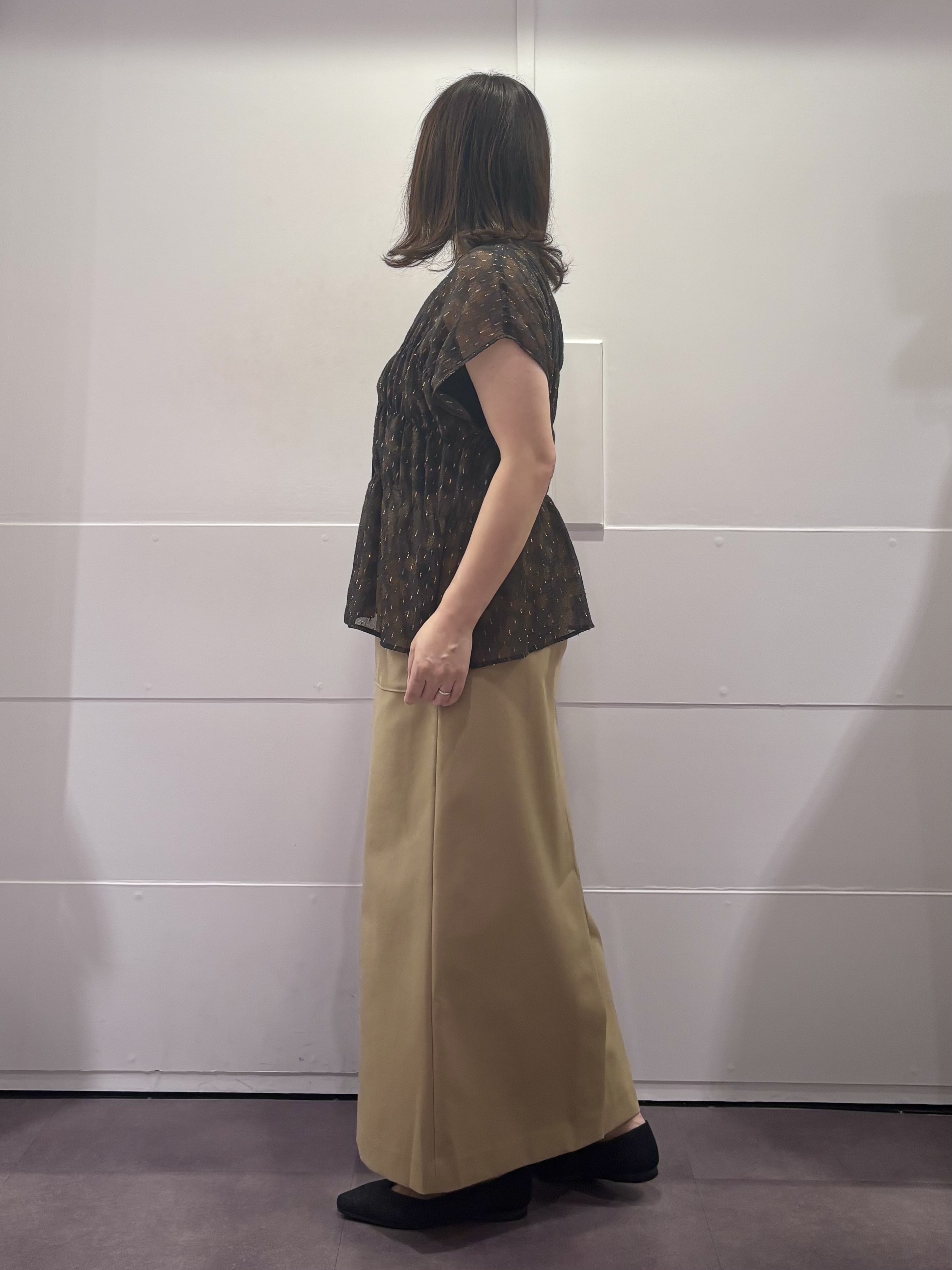 TOKOさんの「UNTITLED｜ヴィンテージドットブラウス」を使ったコーディネート