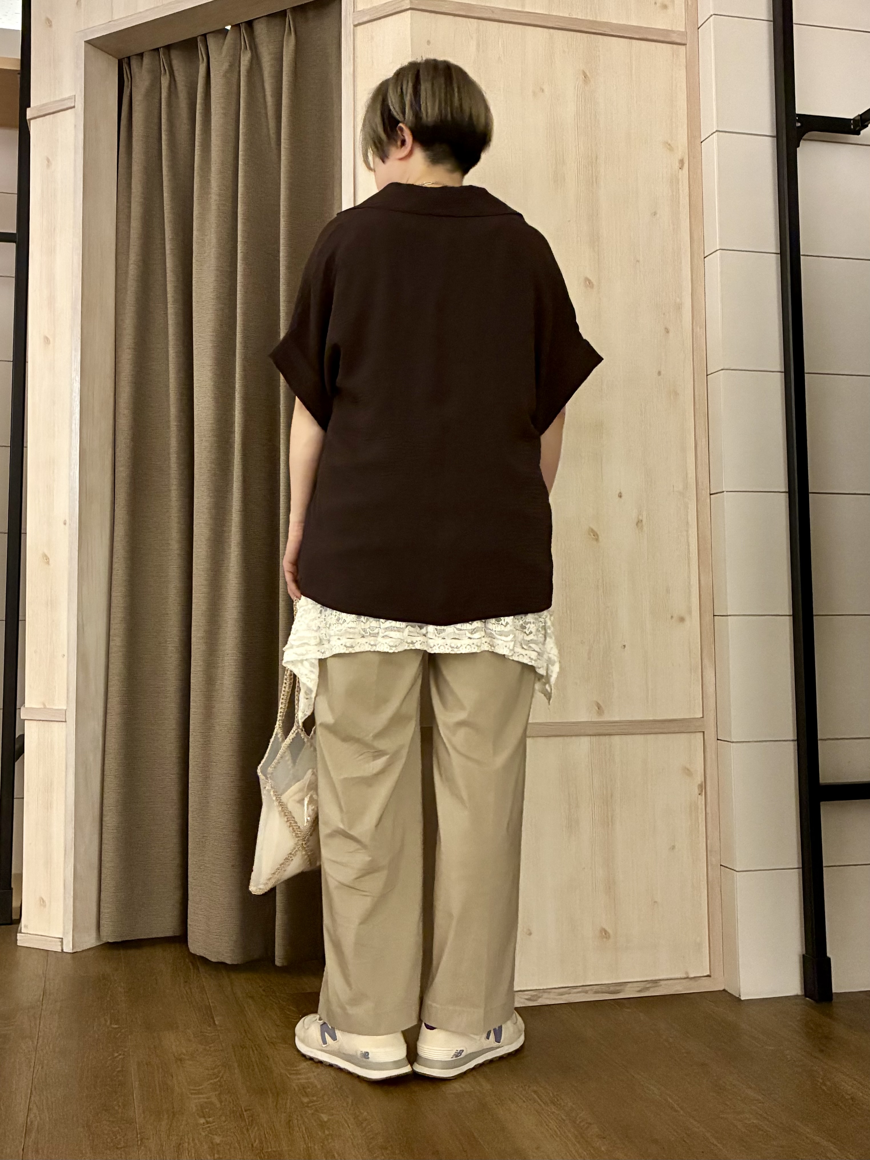 aiさんの「THE SHOP TK｜【ひんやり/吸水速乾/UV/防しわ】ON/OFFどちらにも 軽やか半袖ジャケット」を使ったコーディネート
