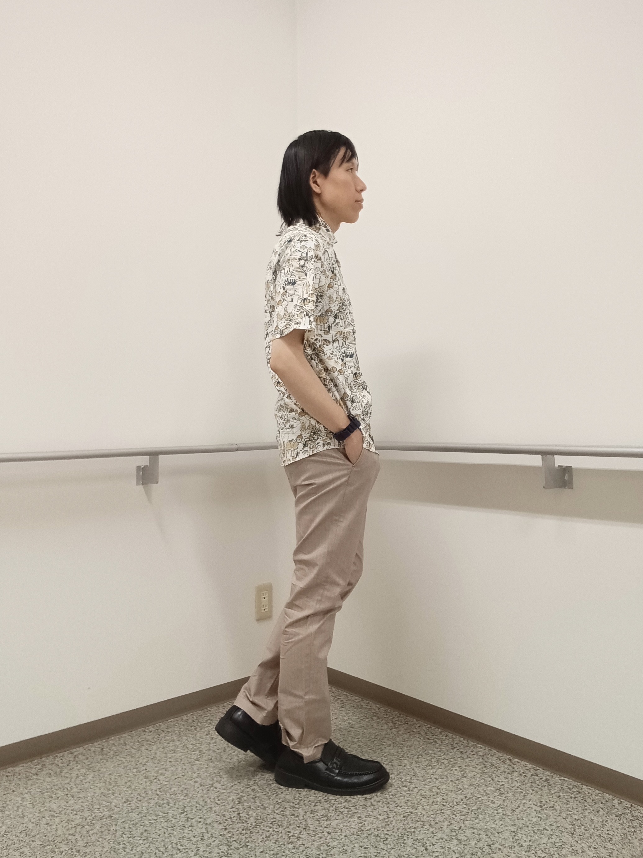 moritaさんの「TAKEO KIKUCHI｜【抗菌防臭】COOL DOTS（R）ドビープリント ジャケット」を使ったコーディネート