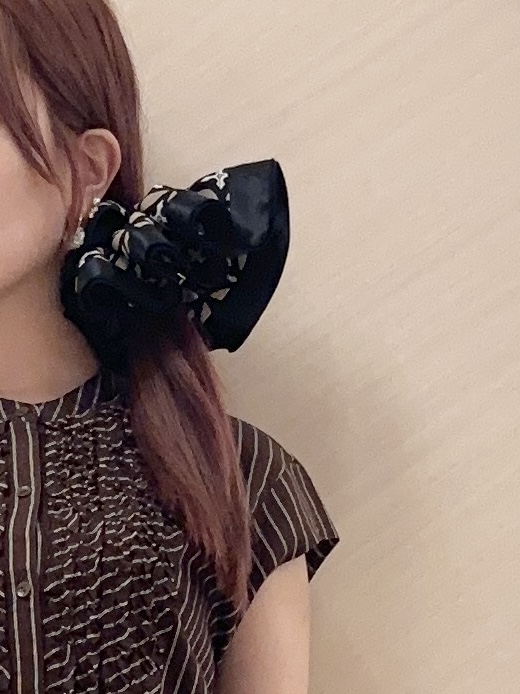 Rinaさんの「DRESSTERIOR｜ストライプフレンチスリーブフリルブラウス」を使ったコーディネート