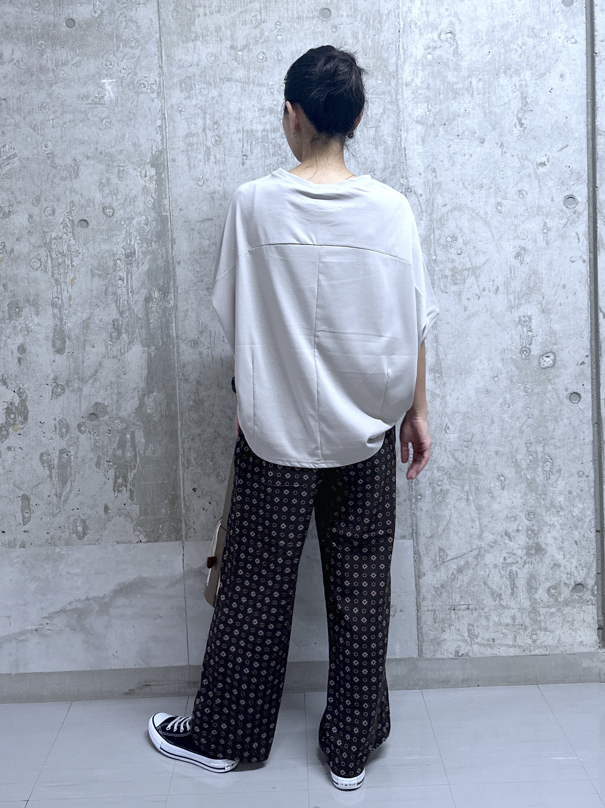 kumiさんの「Dessin｜【汗シミ防止/UVカット】ドルマンスリーブ プルオーバー」を使ったコーディネート