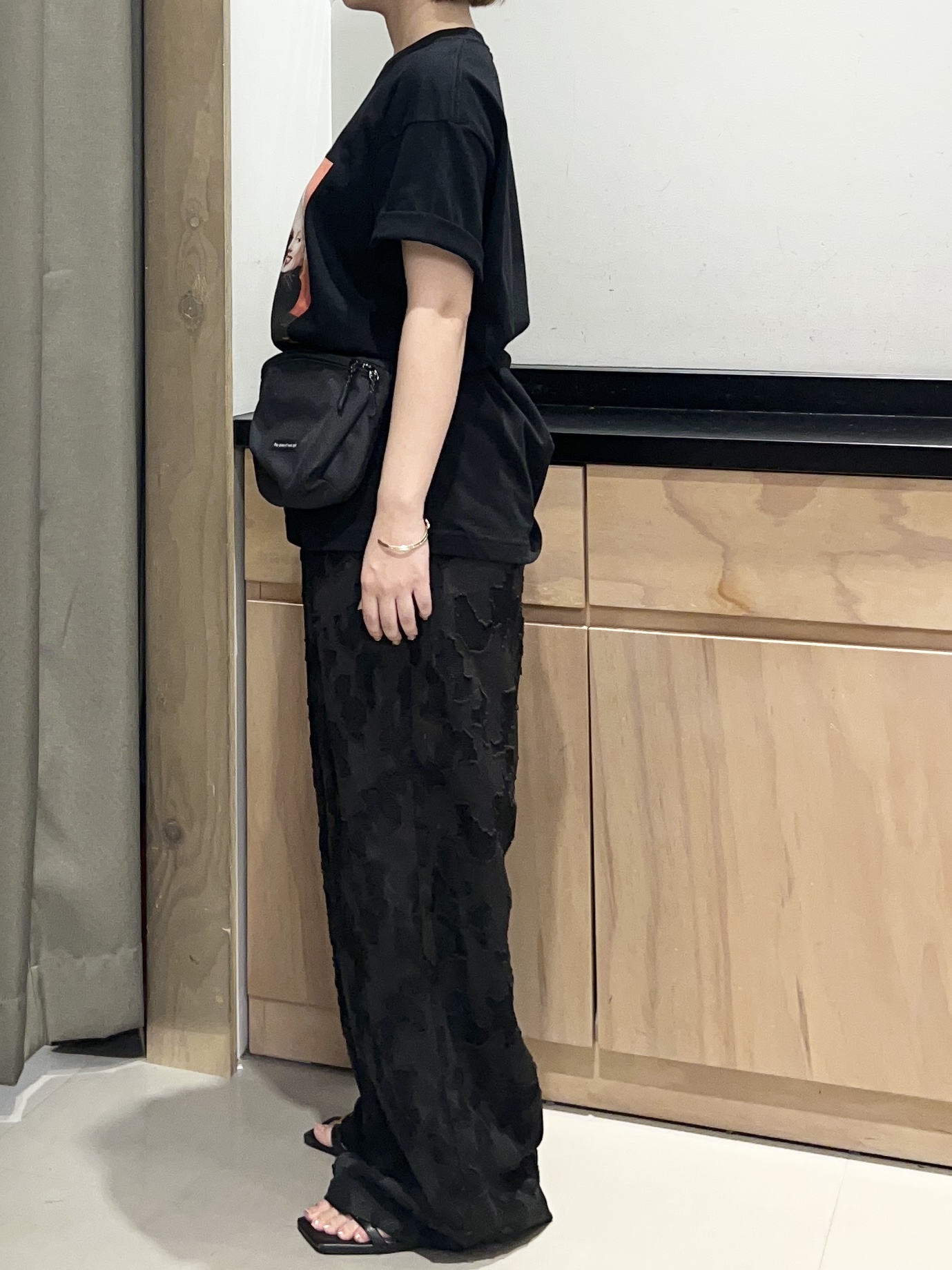 かのさんの「THE SHOP TK｜別注マリリン・モンロー / グラフィック半袖Tシャツ」を使ったコーディネート