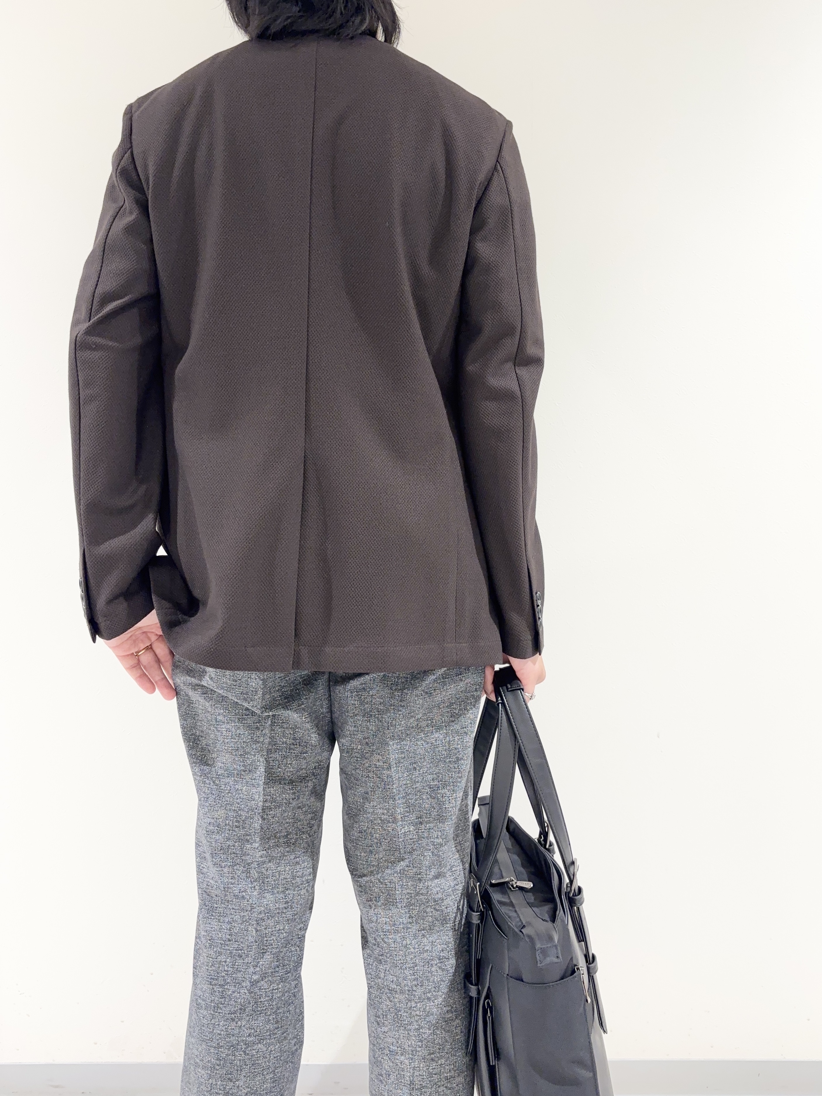 及川さんの「TAKEO KIKUCHI｜【抗菌防臭】CALCULO（R）ジャージ ジャケット」を使ったコーディネート