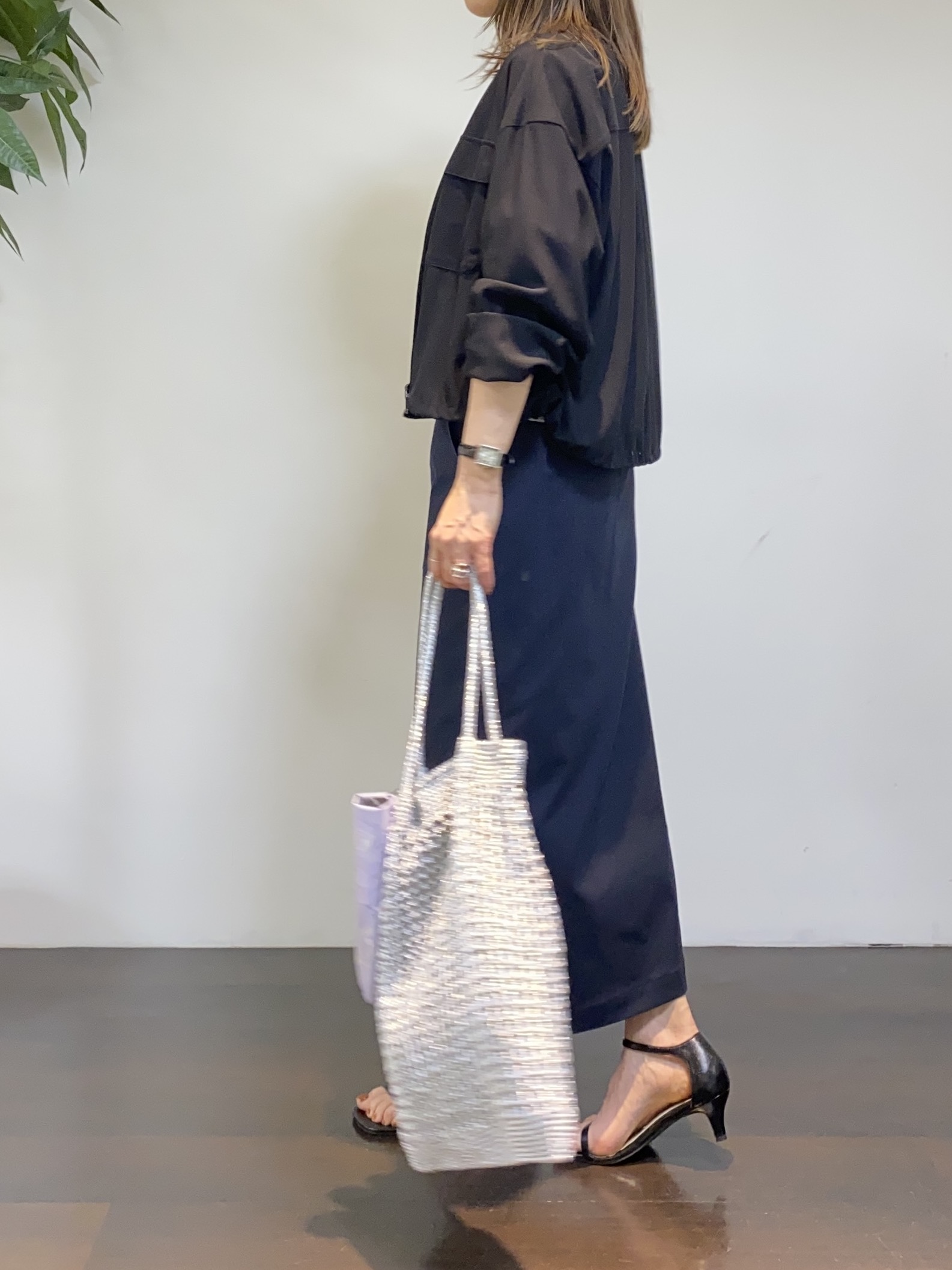 tomoさんの「UNTITLED｜【古畑星夏さん着用/洗える】シアーブルゾン」を使ったコーディネート