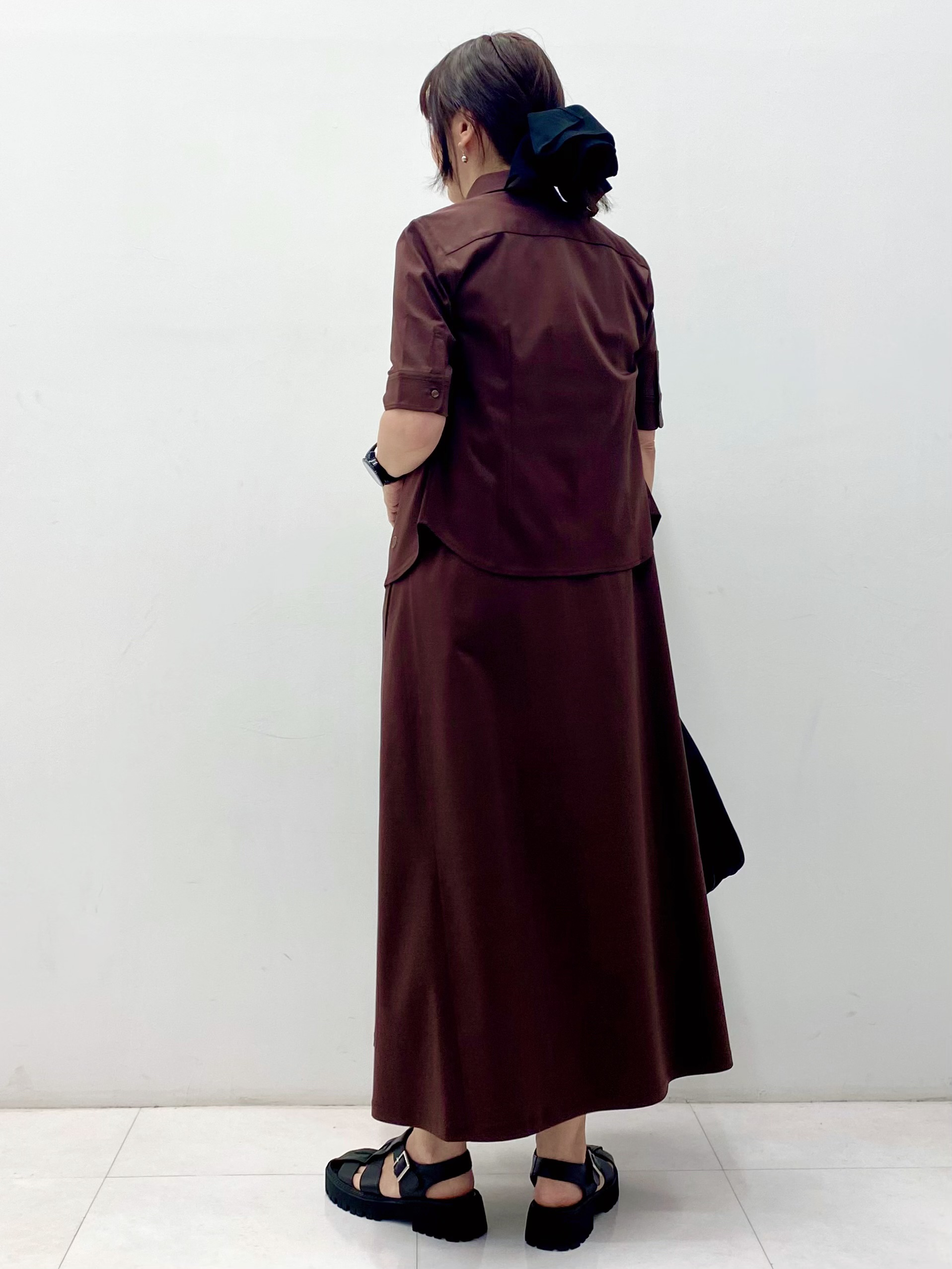 Sawaguchiさんの「DRESSTERIOR｜【接触冷感／抗菌防臭／消臭】ICE CLEAR COTTON ハーフスリーブシャツ」を使ったコーディネート