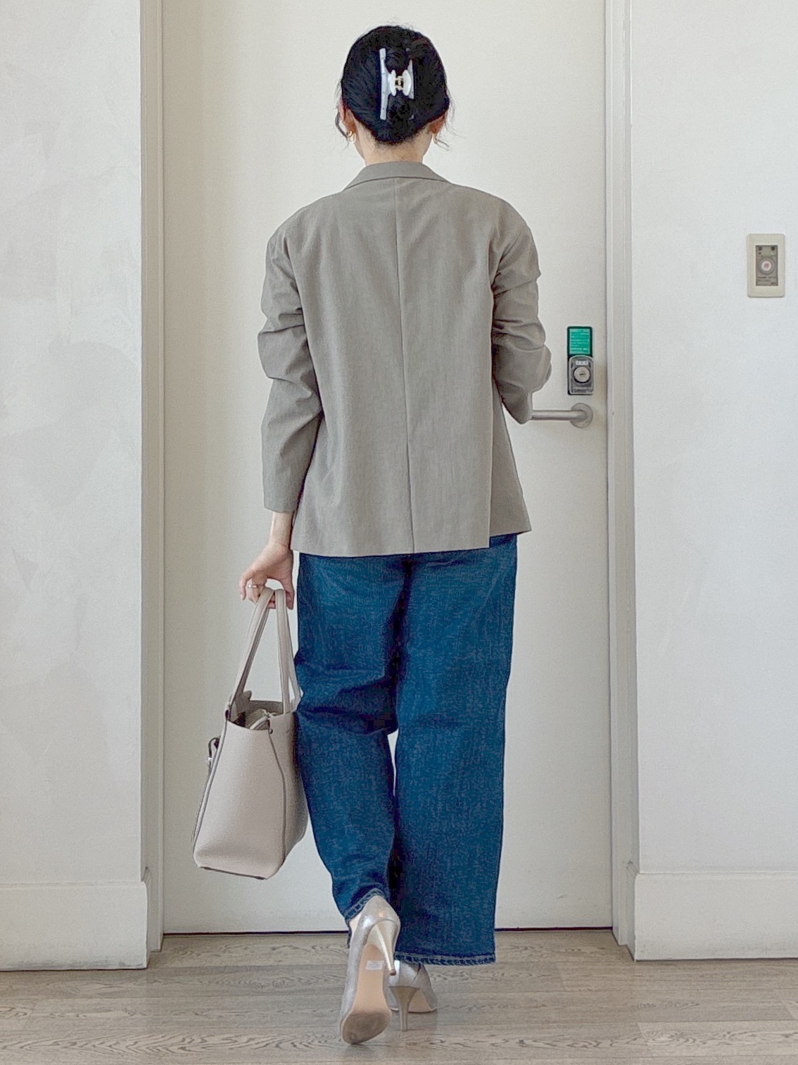  beni_gingerさんの「Reflect｜【SS-4Lサイズ／接触冷感／シワになりにくい】リラクシーテーラードジャケット」を使ったコーディネート