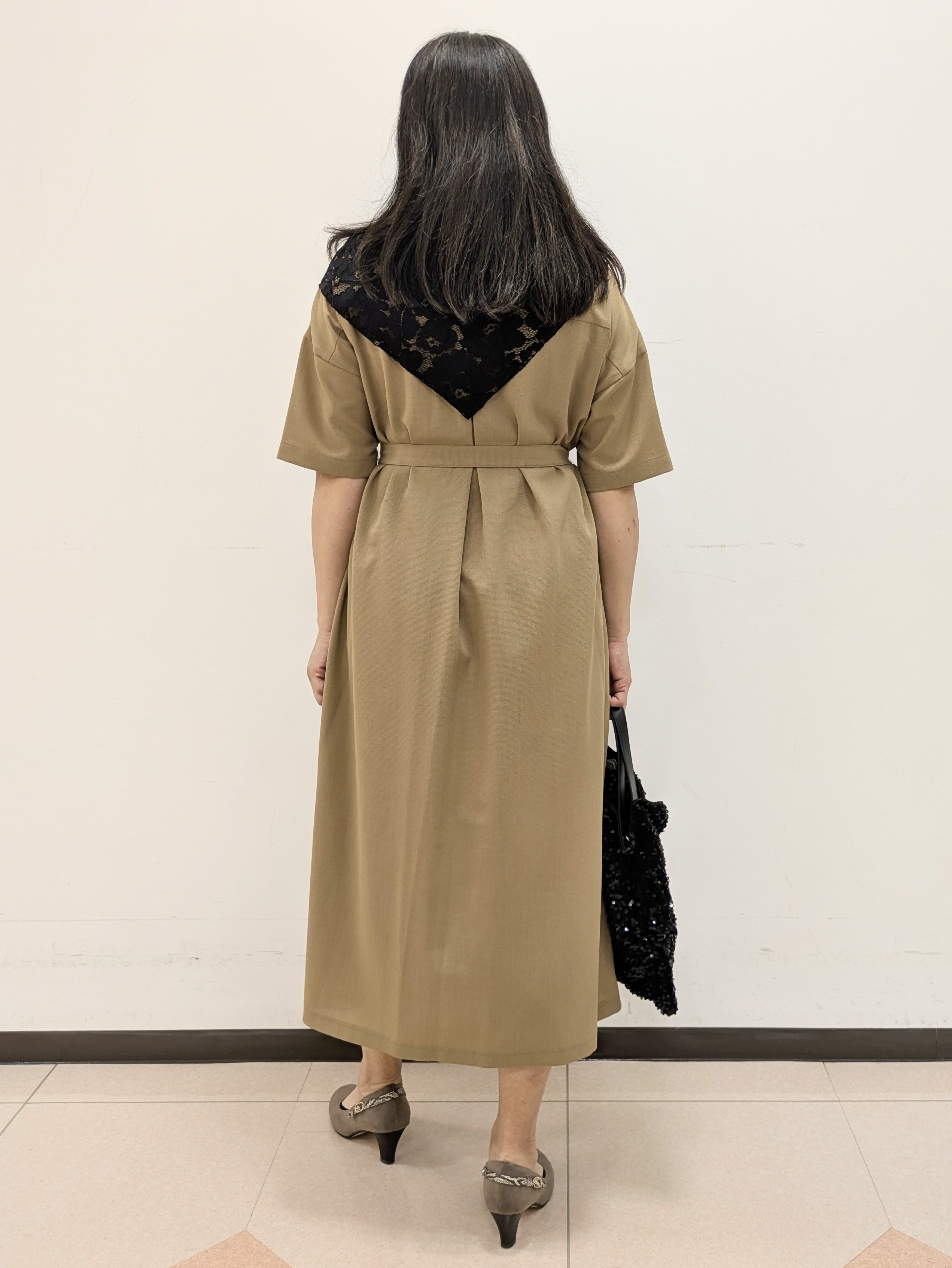 ともさんの「UNTITLED｜【UVカット/接触冷感/通気性】エアリークールワンピース」を使ったコーディネート