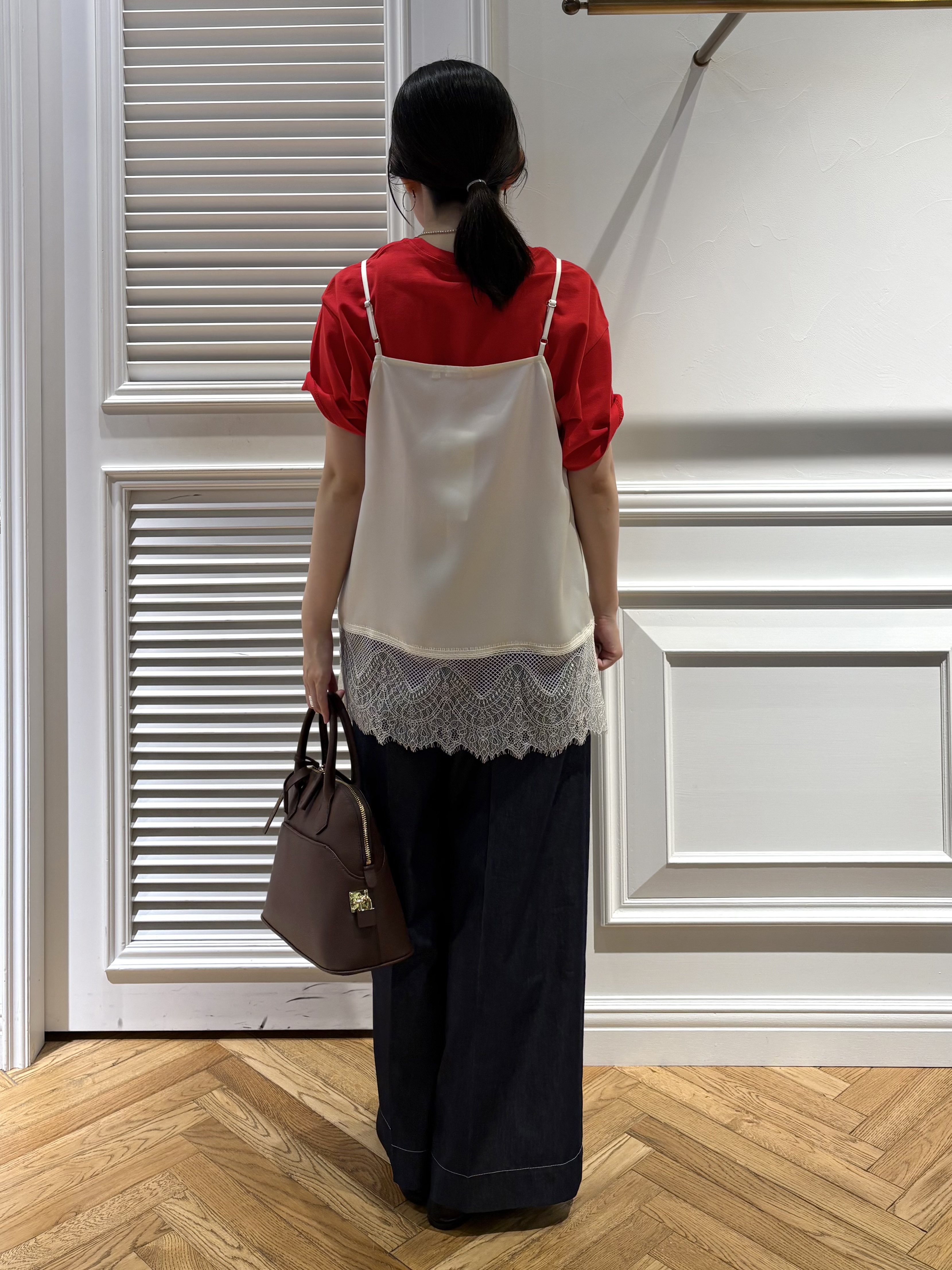 cocoさんの「DRESSTERIOR｜ル ミラクルロゴT」を使ったコーディネート