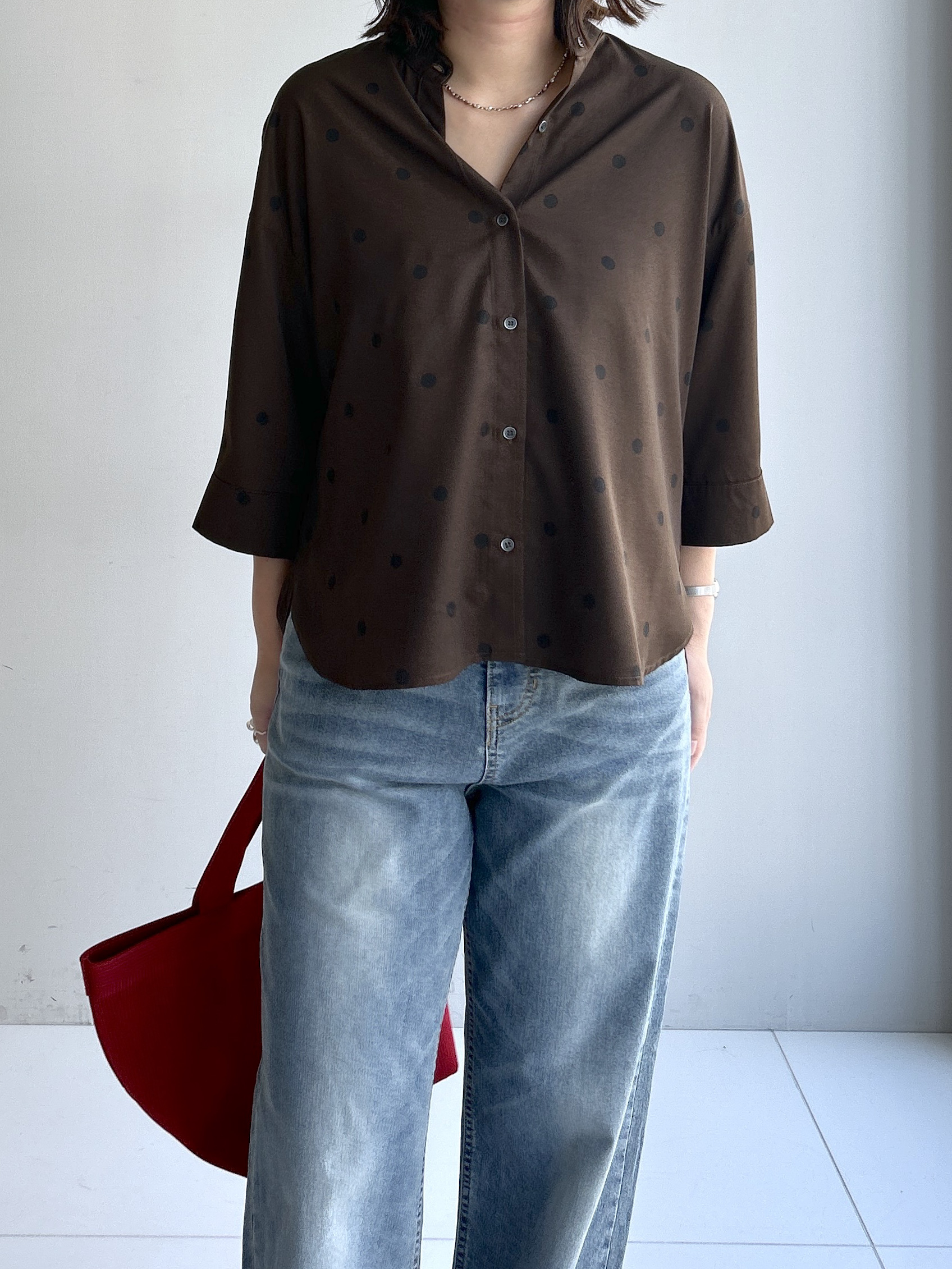 Hirokaさんの「Dessin｜【セットアップ可】ドットプリント ハーフスリーブシャツ」を使ったコーディネート