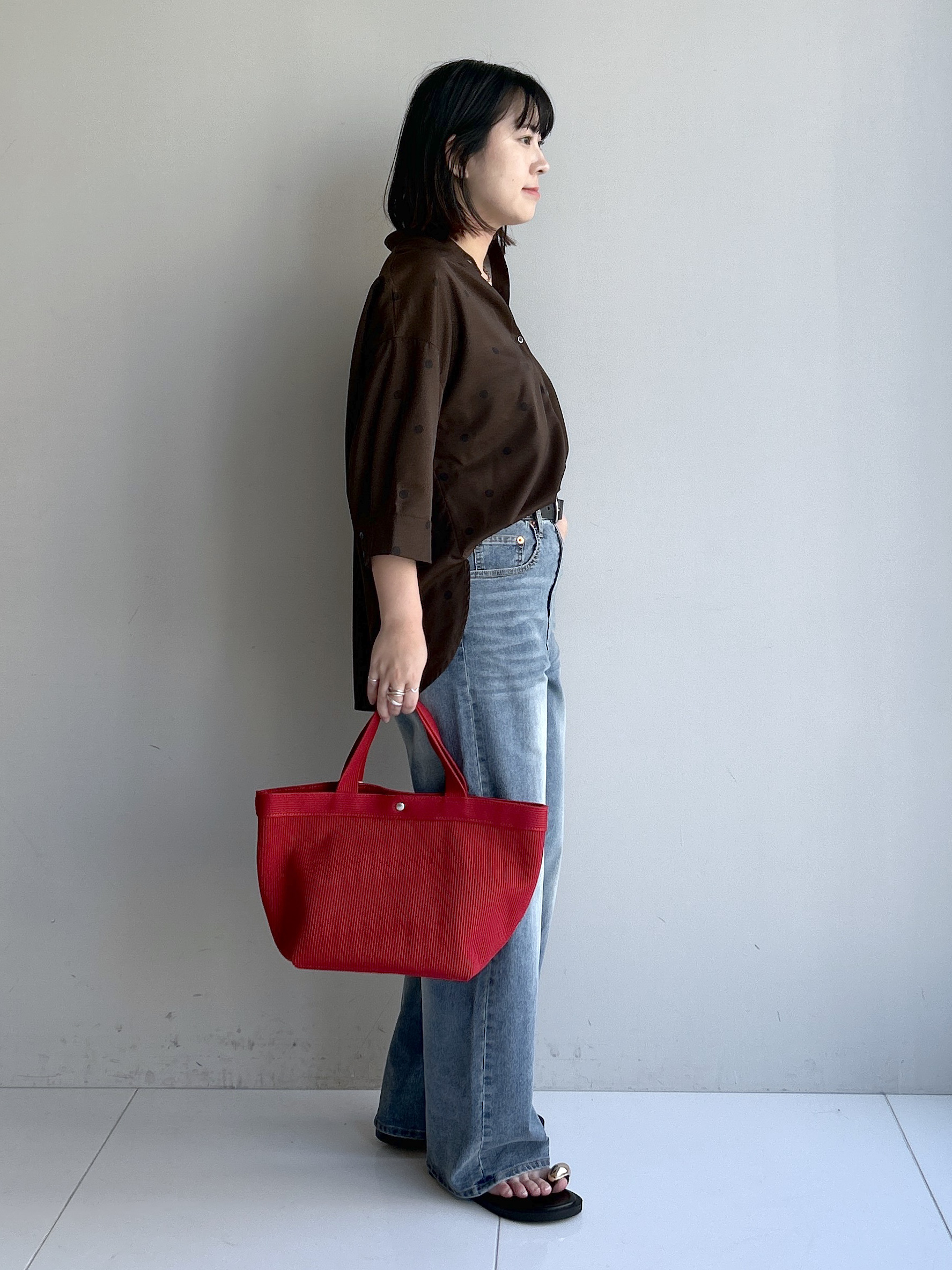 Hirokaさんの「Dessin｜【セットアップ可】ドットプリント ハーフスリーブシャツ」を使ったコーディネート