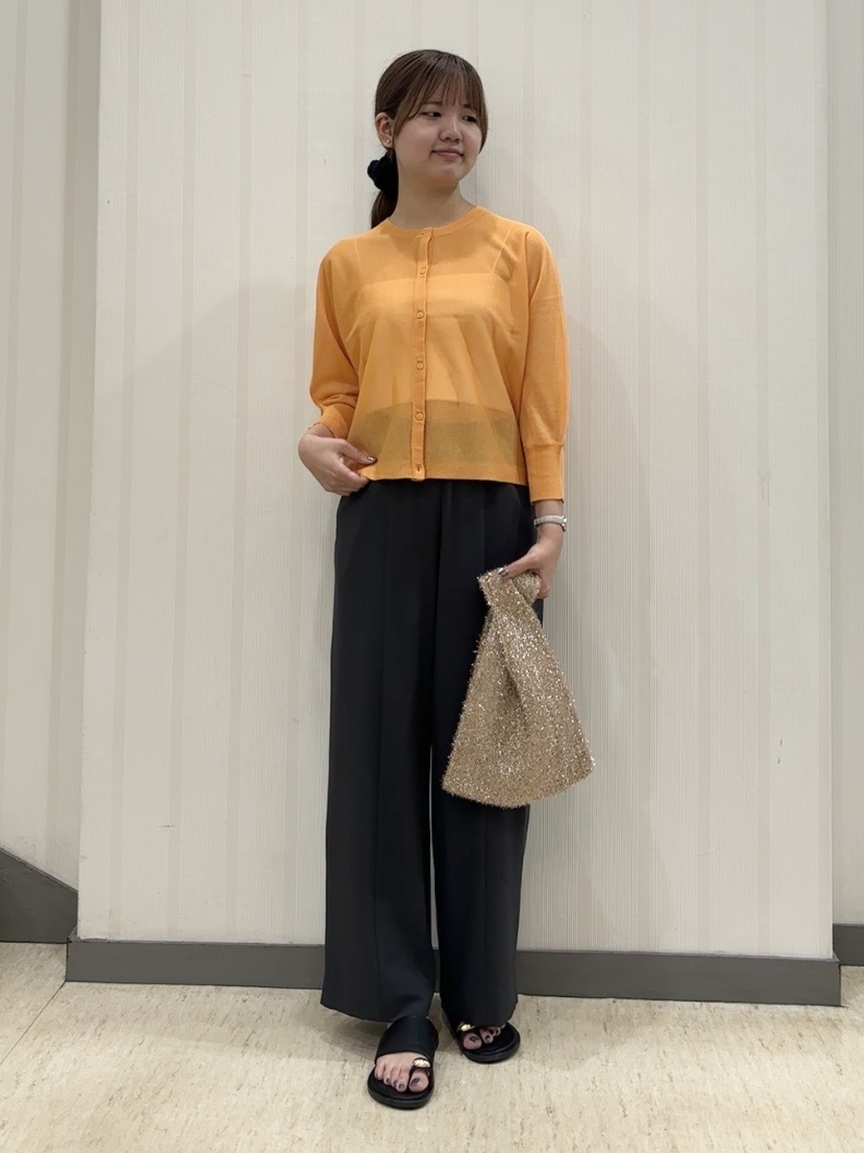 ちひさんの「INDIVI｜【着る日傘】イージーワイドパンツ」を使ったコーディネート