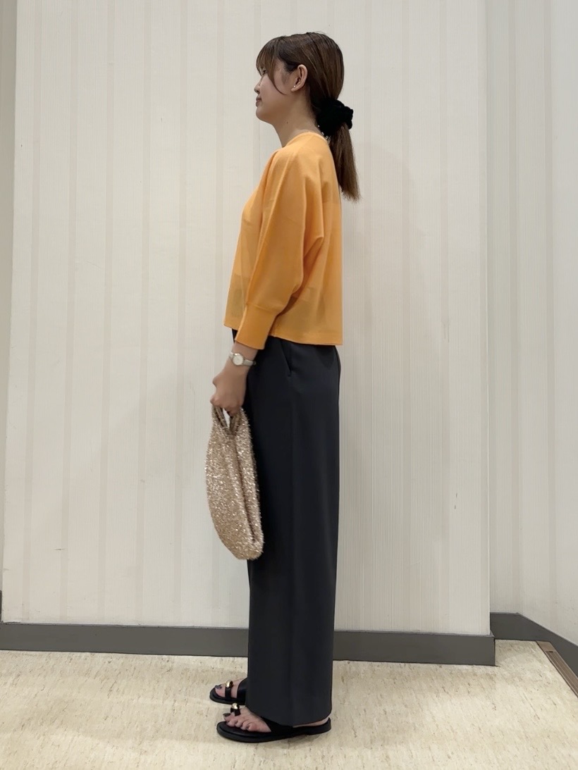 ちひさんの「INDIVI｜【着る日傘】イージーワイドパンツ」を使ったコーディネート