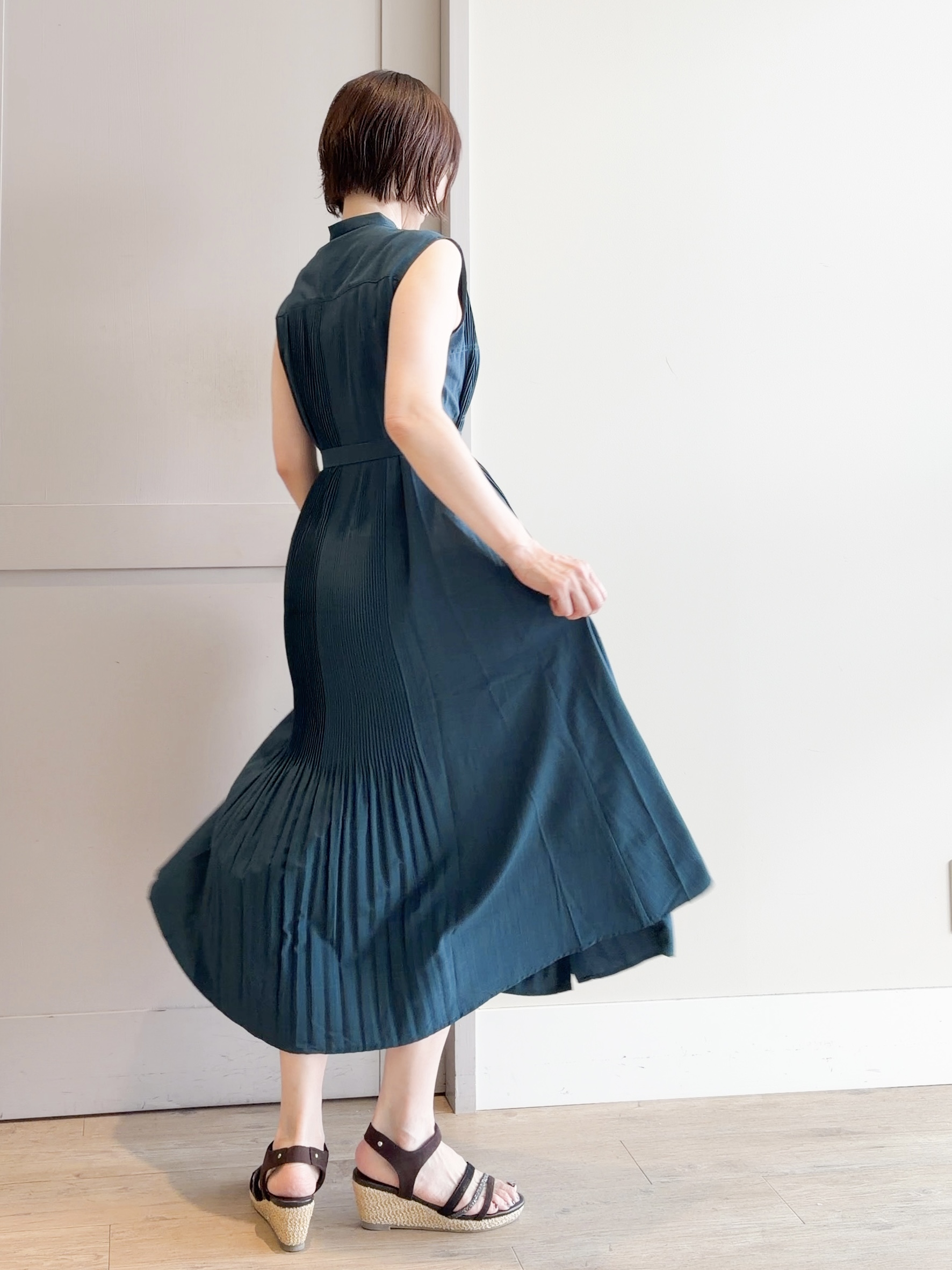 yamakoさんの「grove｜高評価！【洗える/名品】大人の透け感、シアーカーディガン」を使ったコーディネート