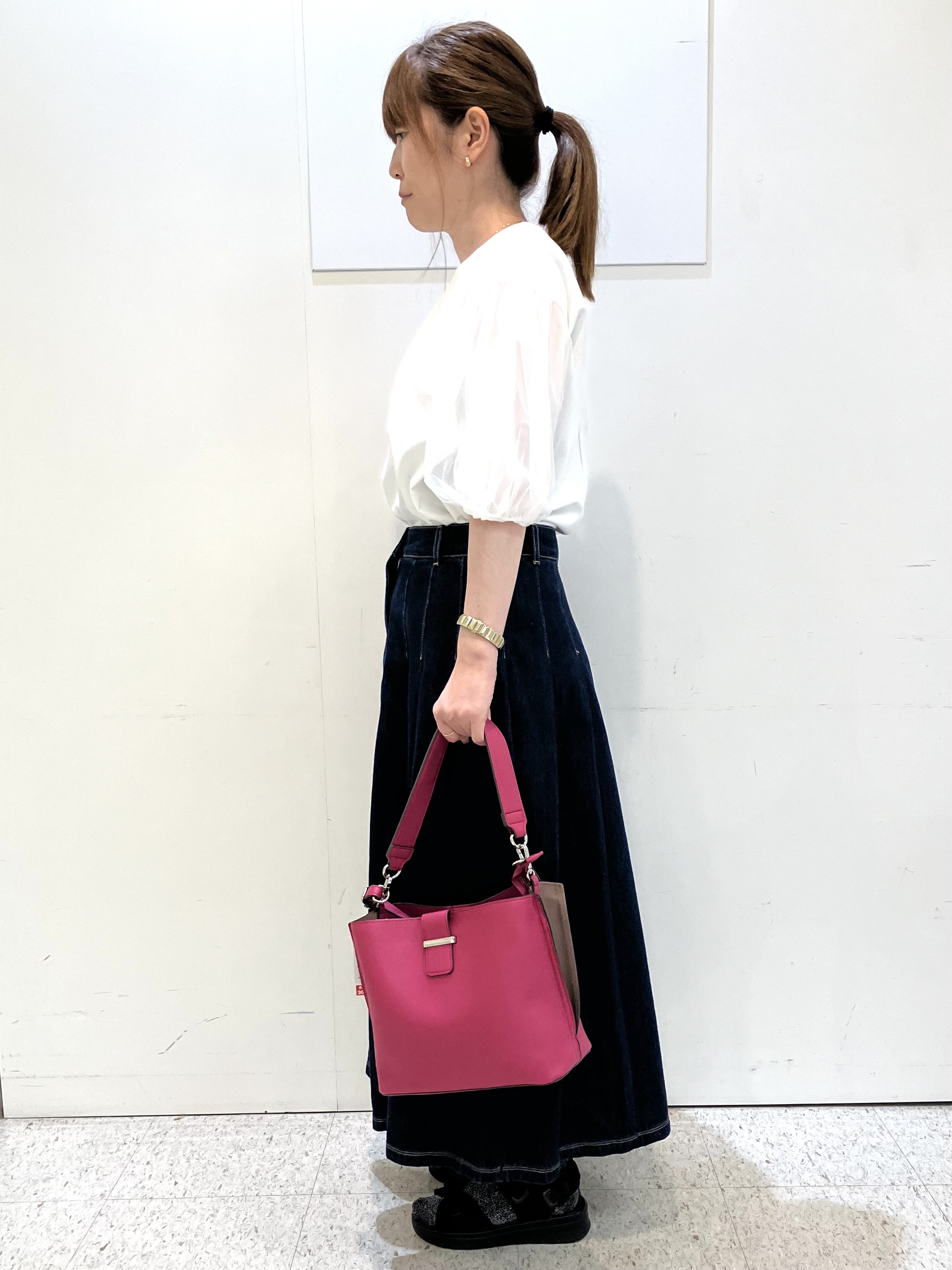 kozuさんの「Reflect｜【UVカット／接触冷感／吸水速乾】チュールスリーブプルオーバー」を使ったコーディネート