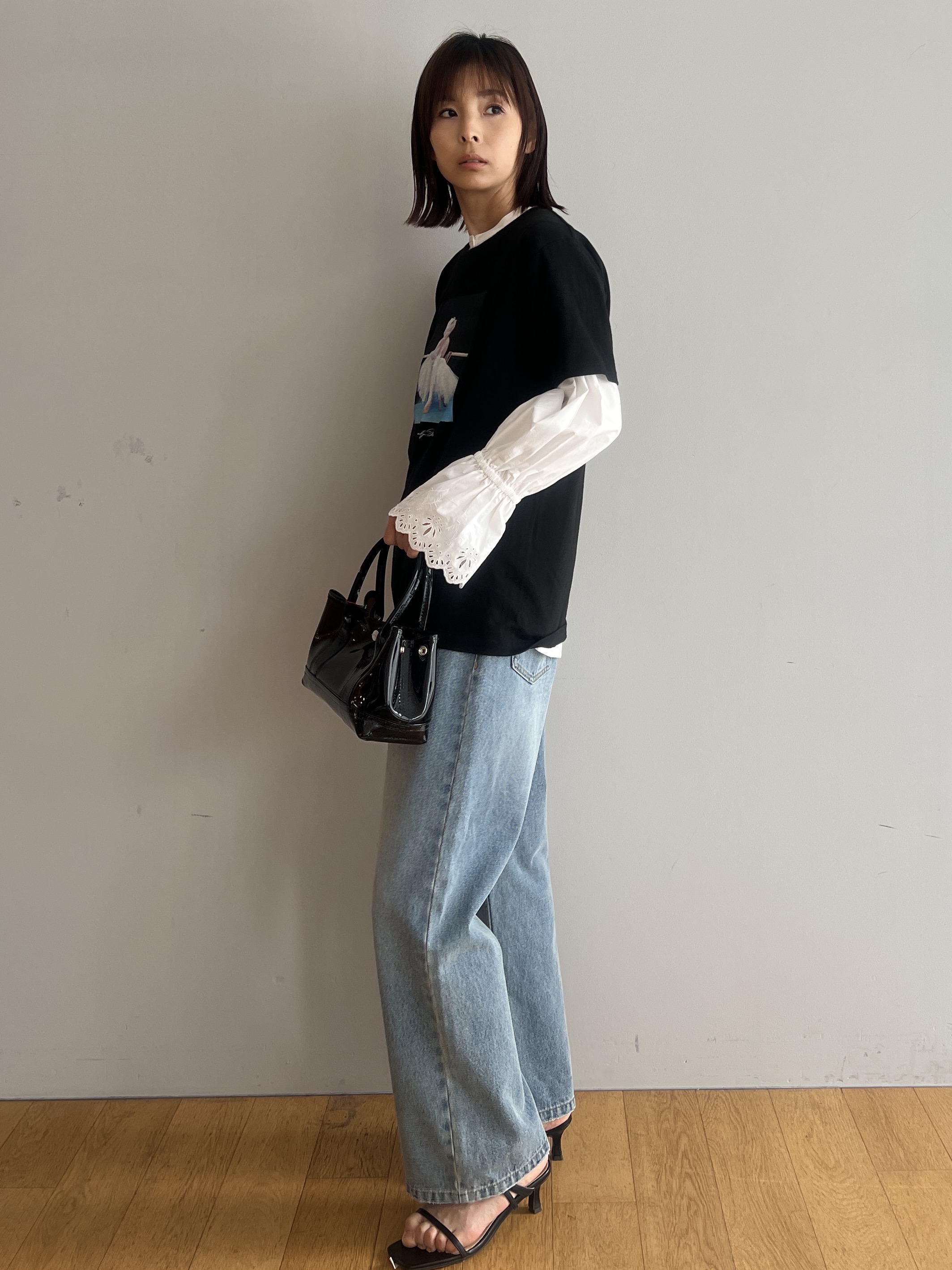 misaさんの「DRESSTERIOR｜【別注】マリリンモンロー/カラープリントTシャツ」を使ったコーディネート
