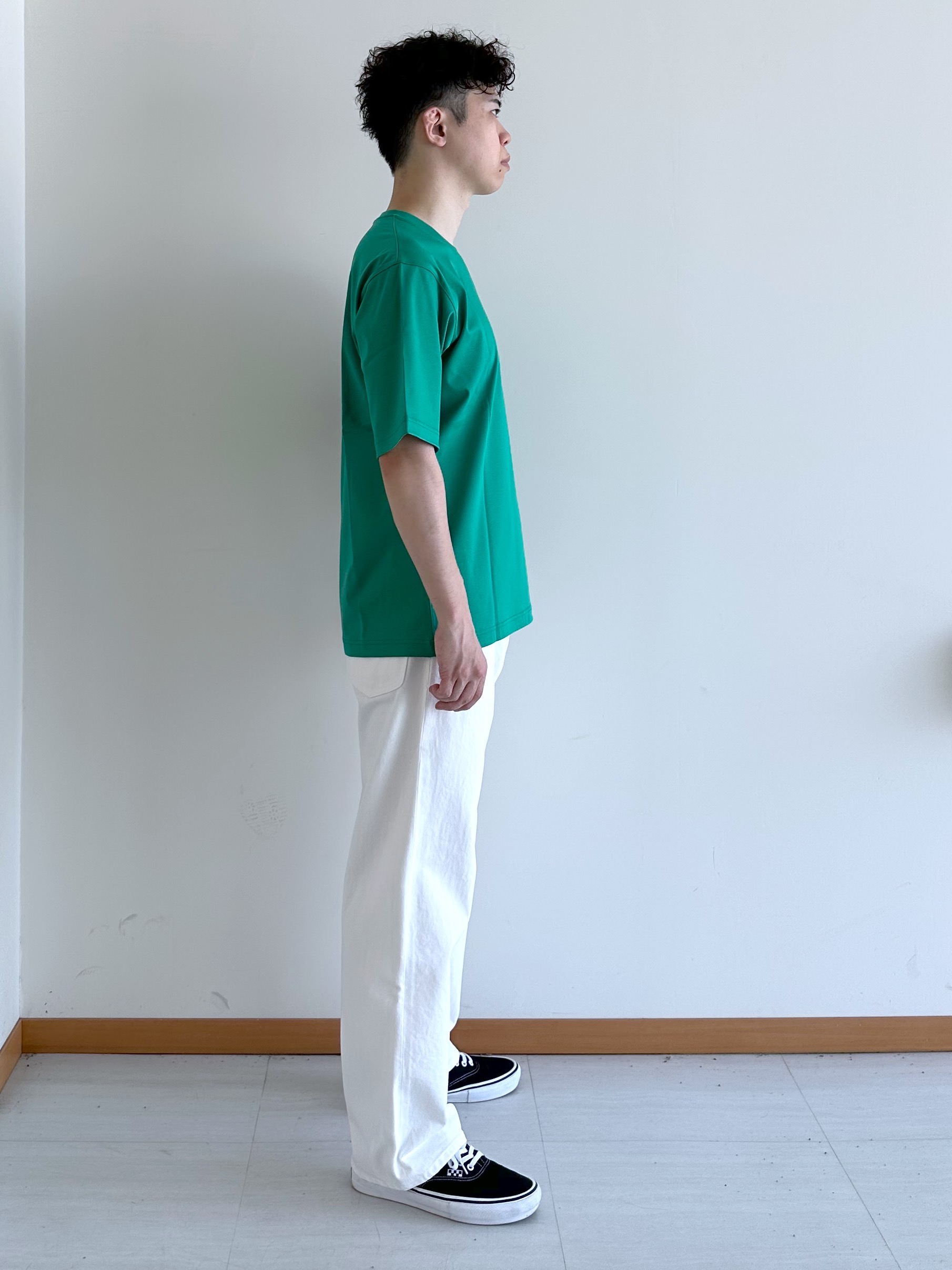 イッシーさんの「TAKEO KIKUCHI｜【BOWLER HAT LABEL】アイスクリアコットン ピンナップガール 半袖Tシャツ」を使ったコーディネート