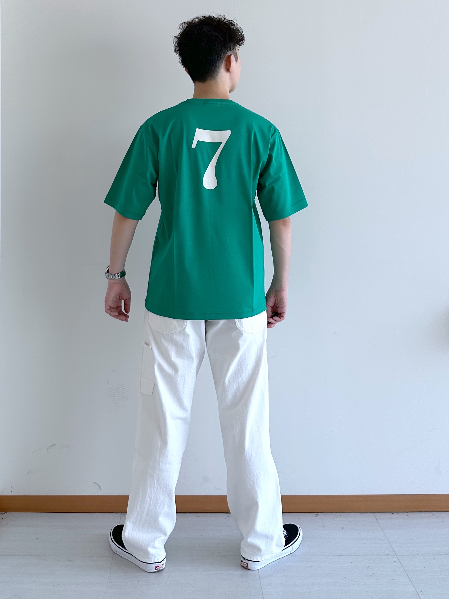 イッシーさんの「TAKEO KIKUCHI｜【BOWLER HAT LABEL】アイスクリアコットン ピンナップガール 半袖Tシャツ」を使ったコーディネート