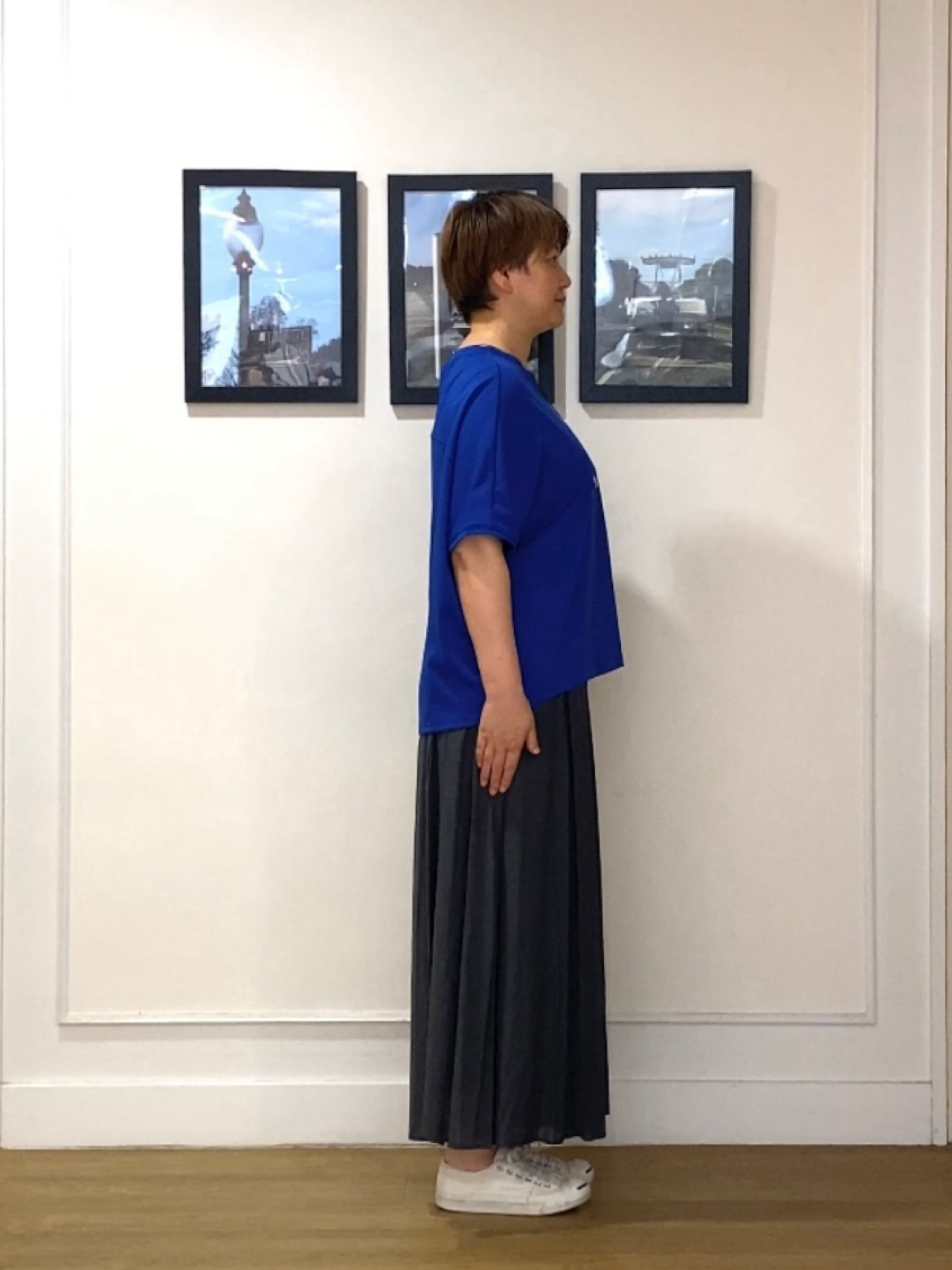 Hiroさんの「Dessin｜【汗シミ防止/UVカット】ドルマンスリーブ プルオーバー」を使ったコーディネート