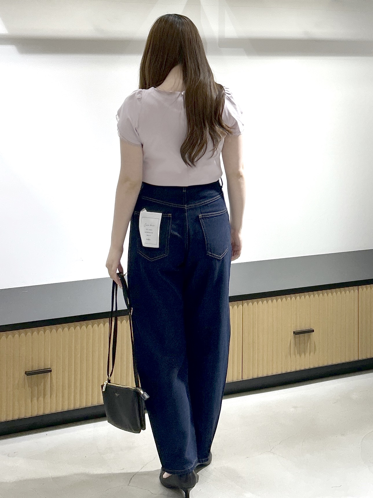 sayaさんの「OPAQUE.CLIP｜【接触冷感／UVケア】ハートネックレースレイヤードトップス《洗濯機OK／6col》」を使ったコーディネート