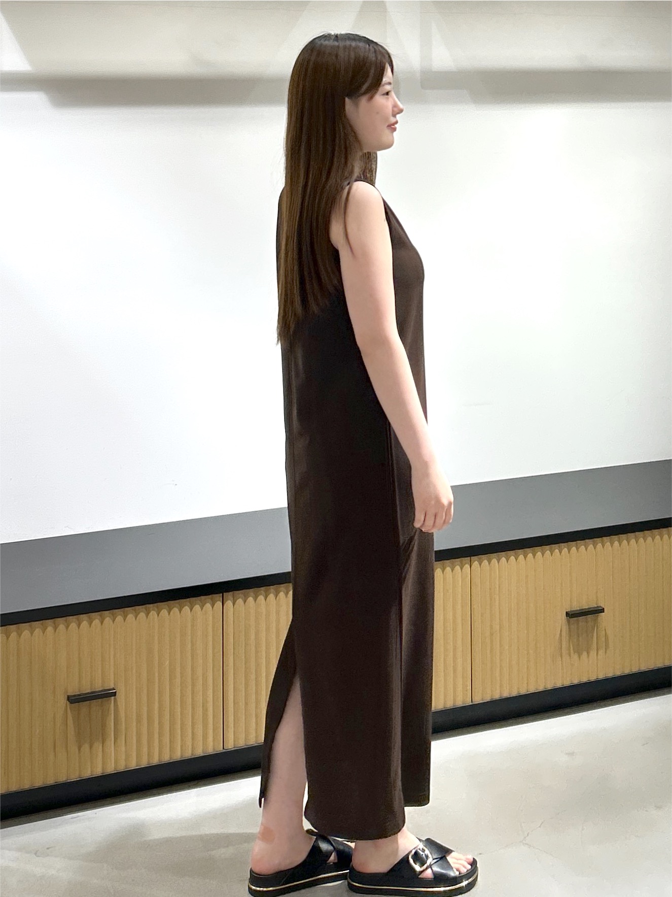 sayaさんの「OPAQUE.CLIP｜【接触冷感】カットソーワンピース《洗濯機OK》」を使ったコーディネート