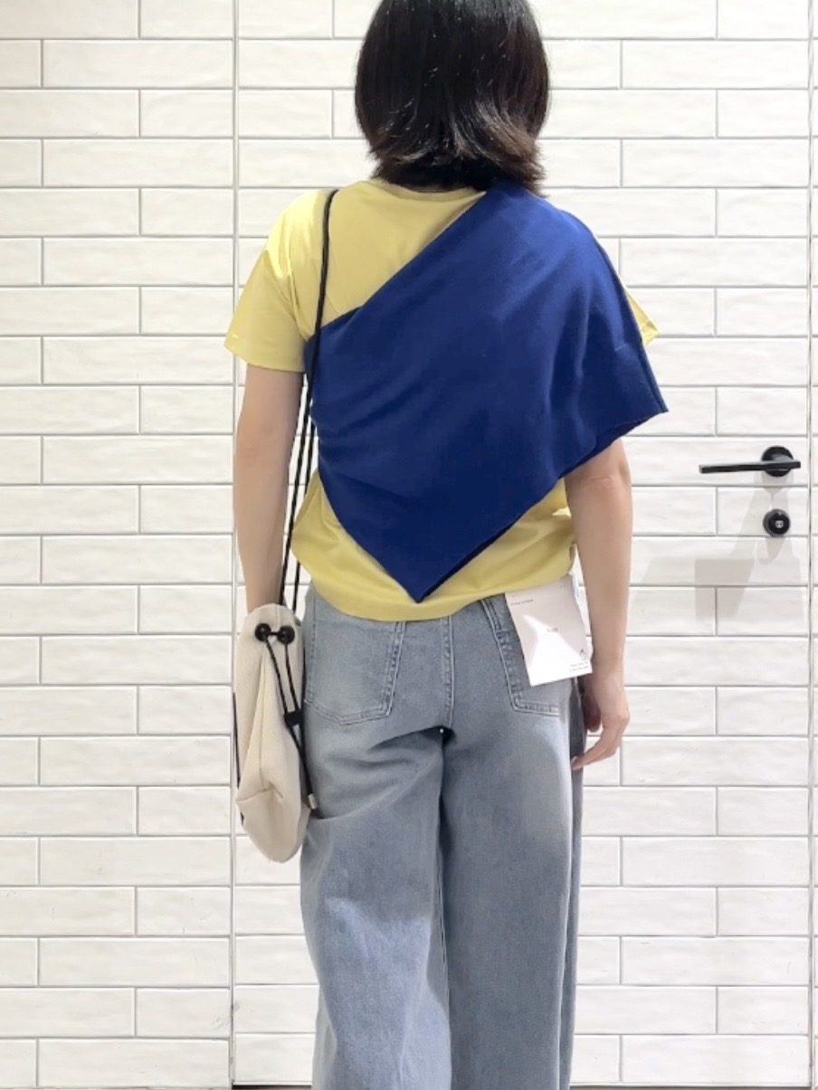 しおりさんの「OPAQUE.CLIP｜ポロ衿ニットカーディガン【洗濯機OK】」を使ったコーディネート