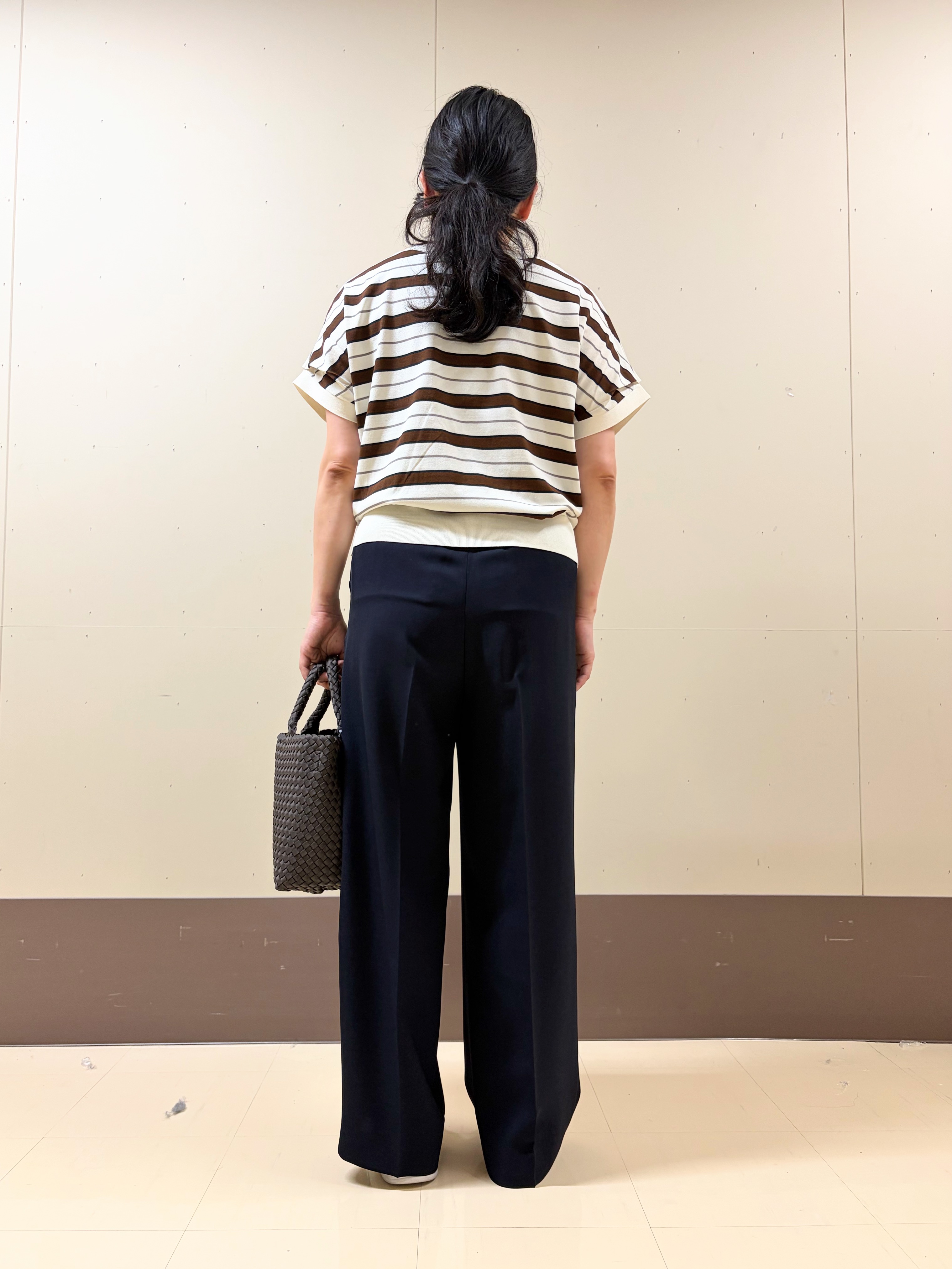 なおさんの「UNTITLED｜【肌に張り付かない/前後2WAY】ドライタッチコットンプルオーバー」を使ったコーディネート