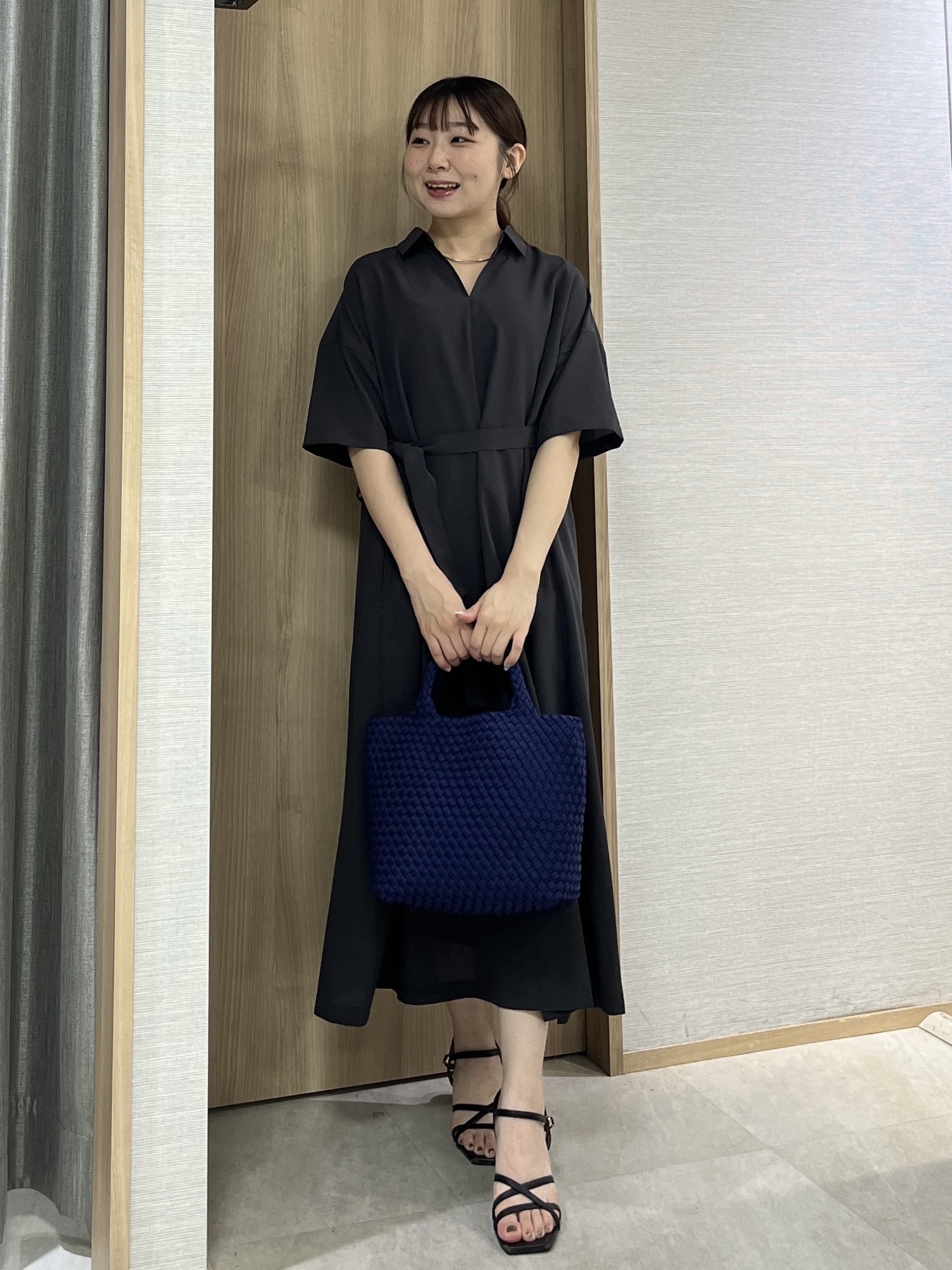 KAHOさんの「UNTITLED｜【UVカット/接触冷感/通気性】エアリークールワンピース」を使ったコーディネート