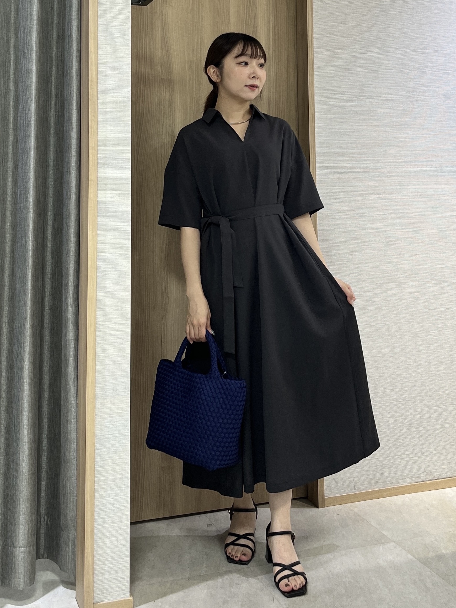 KAHOさんの「UNTITLED｜【UVカット/接触冷感/通気性】エアリークールワンピース」を使ったコーディネート