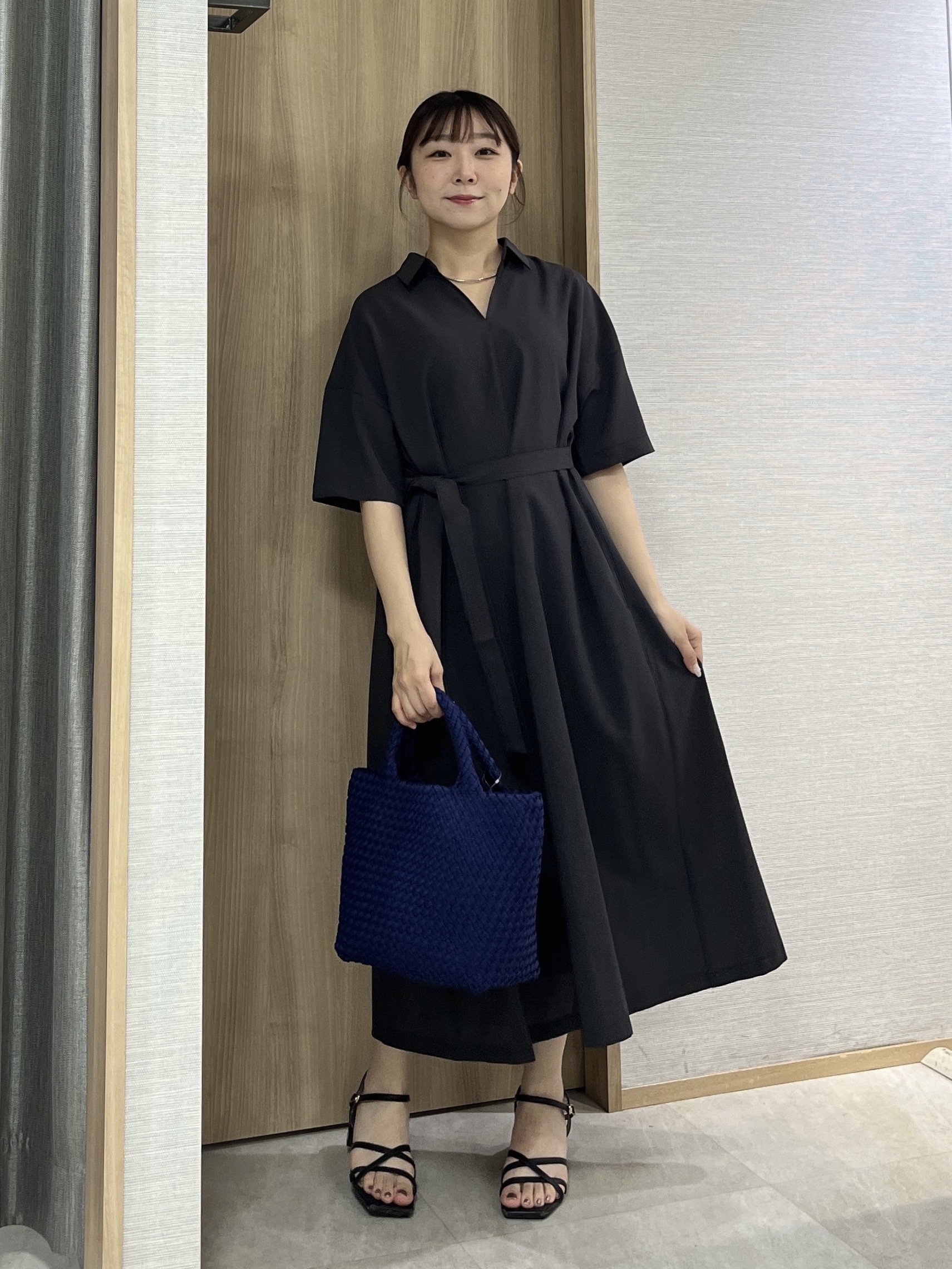KAHOさんの「UNTITLED｜【UVカット/接触冷感/通気性】エアリークールワンピース」を使ったコーディネート