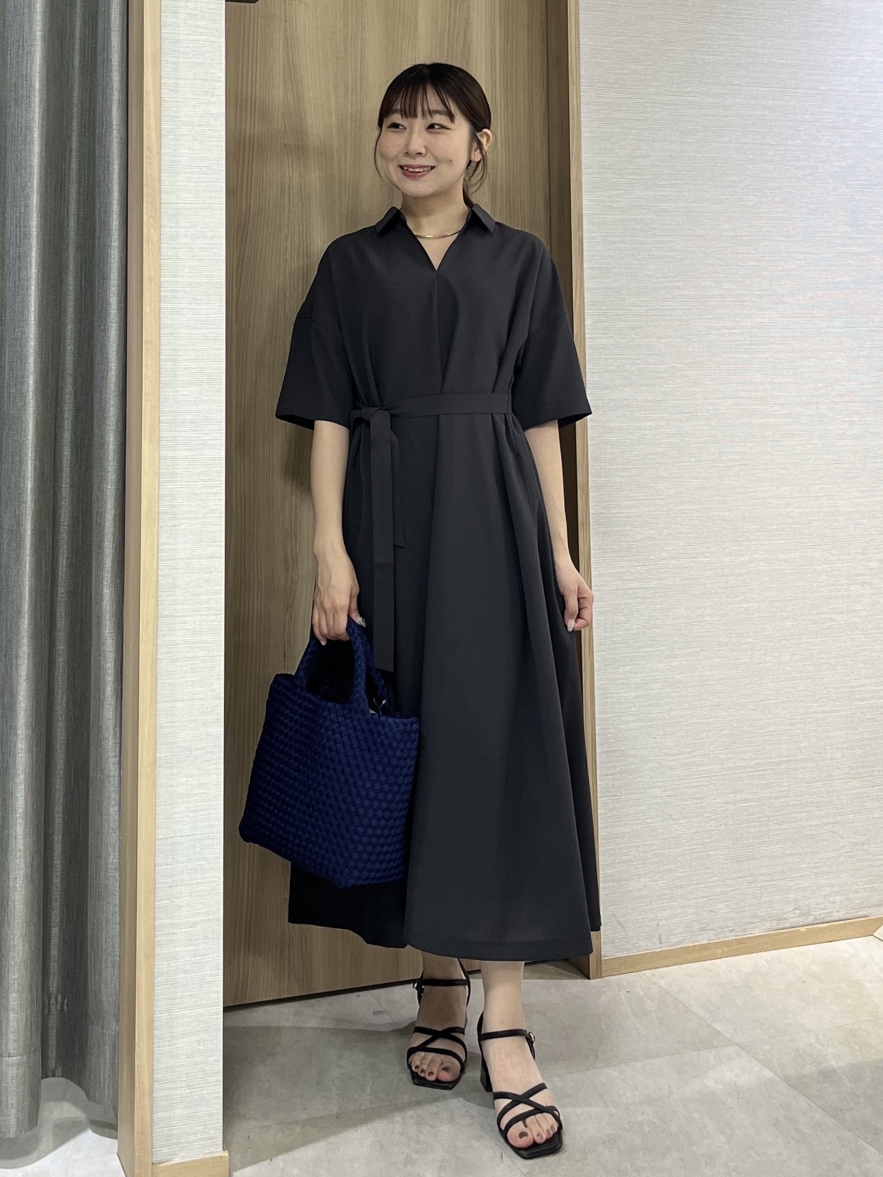 KAHOさんの「UNTITLED｜【UVカット/接触冷感/通気性】エアリークールワンピース」を使ったコーディネート