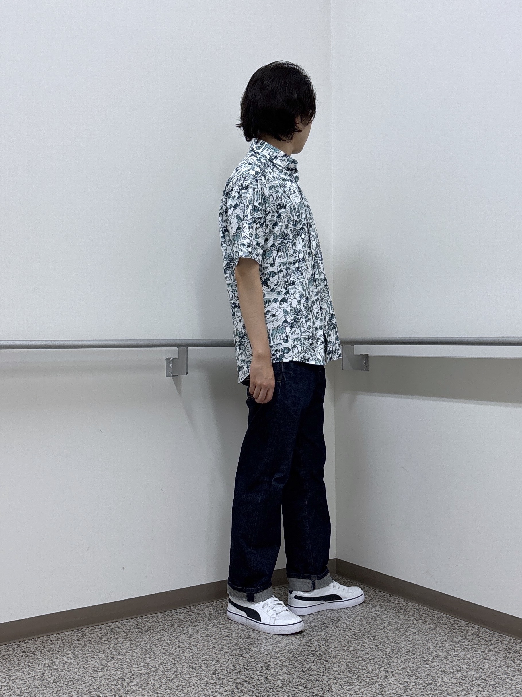 KEIさんの「TAKEO KIKUCHI｜【日本製】DotAir（R）リゾートプリント半袖シャツ」を使ったコーディネート