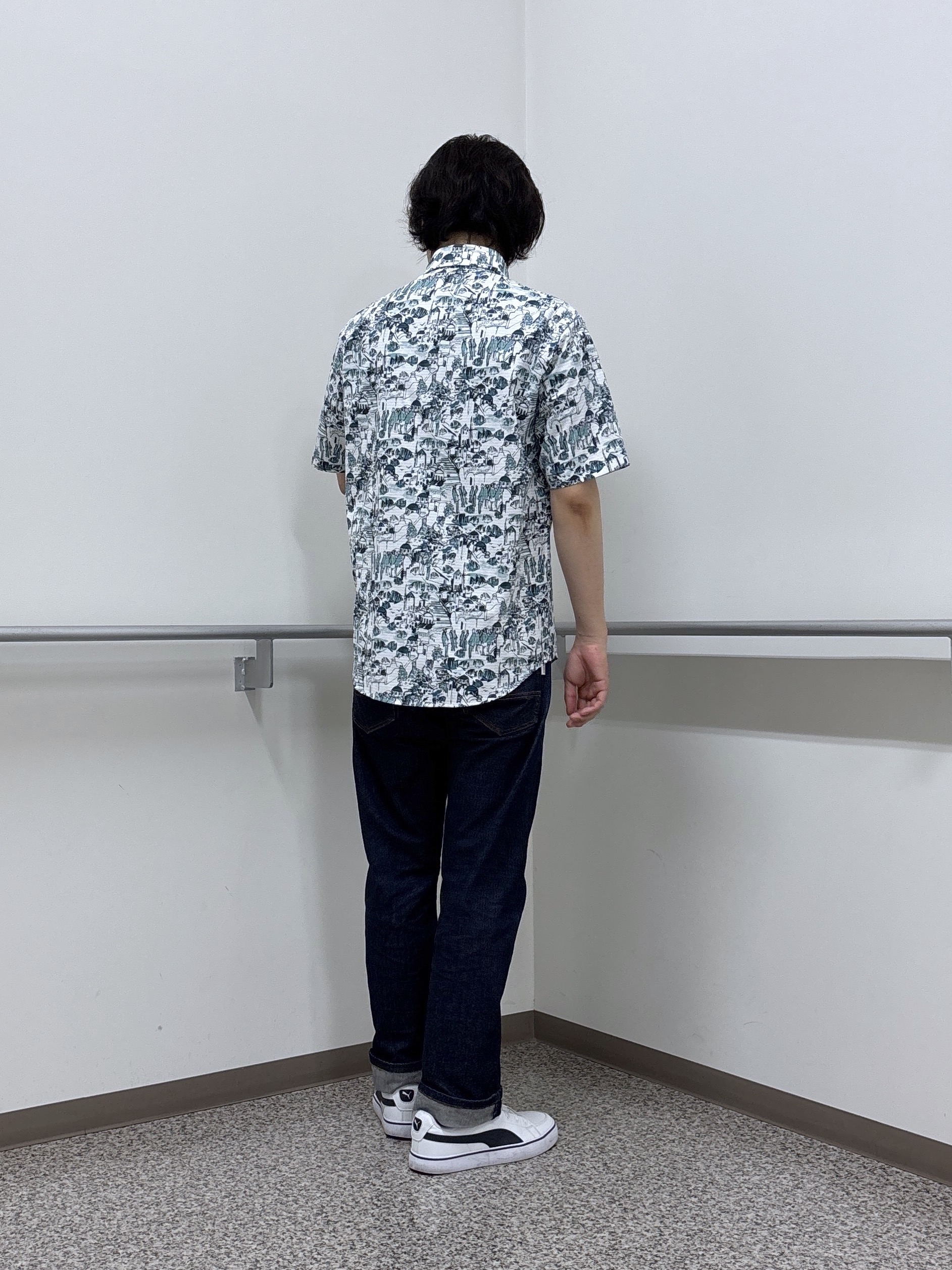 KEIさんの「TAKEO KIKUCHI｜【日本製】DotAir（R）リゾートプリント半袖シャツ」を使ったコーディネート