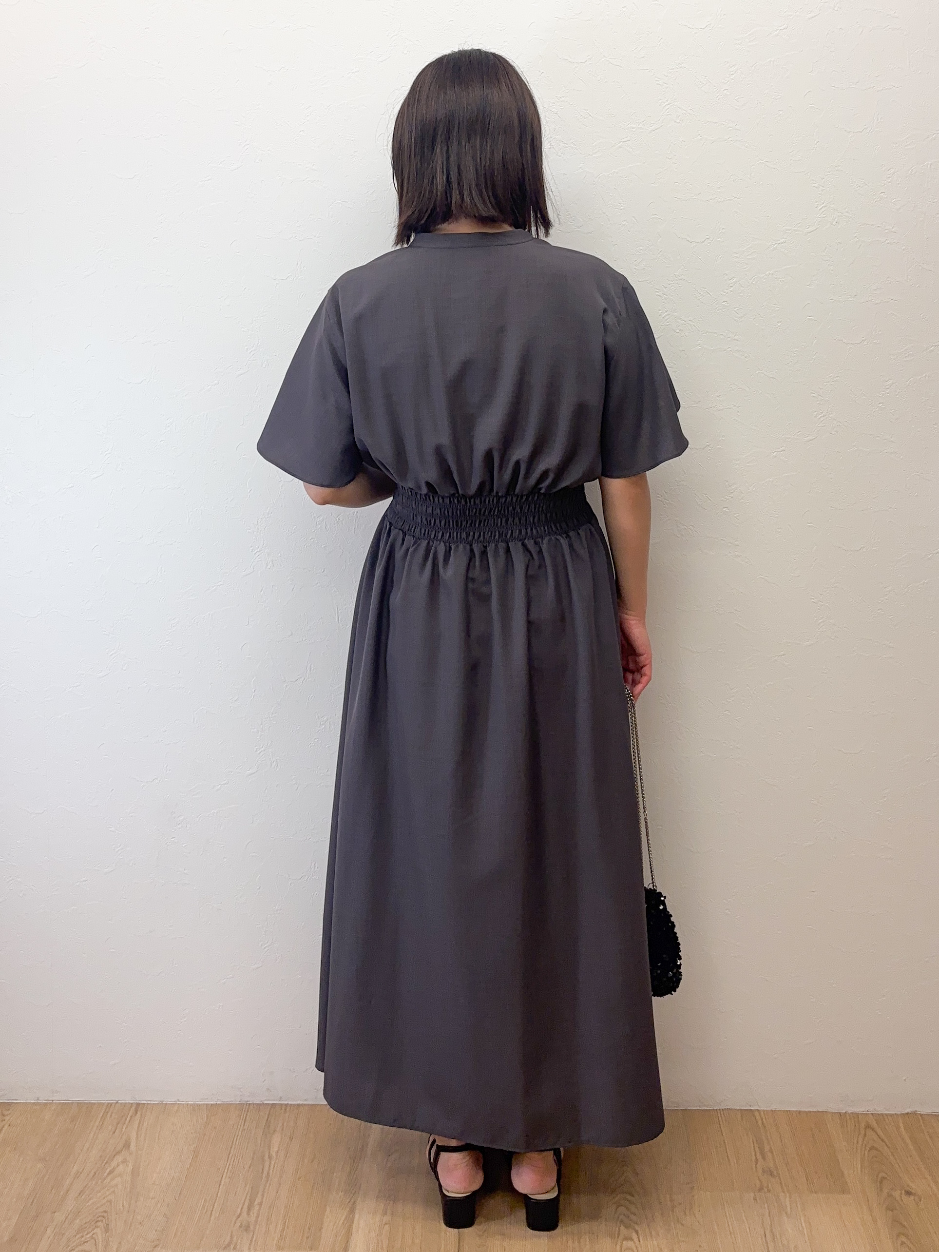Takeさんの「OPAQUE.CLIP｜スキッパーシャツワンピース【洗濯機OK／イージーアイロン】」を使ったコーディネート