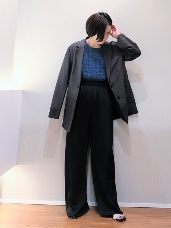ミズタさんの「UNTITLED｜【程よいシアー感/洗える】エアリーバイオジャケット」を使ったコーディネート