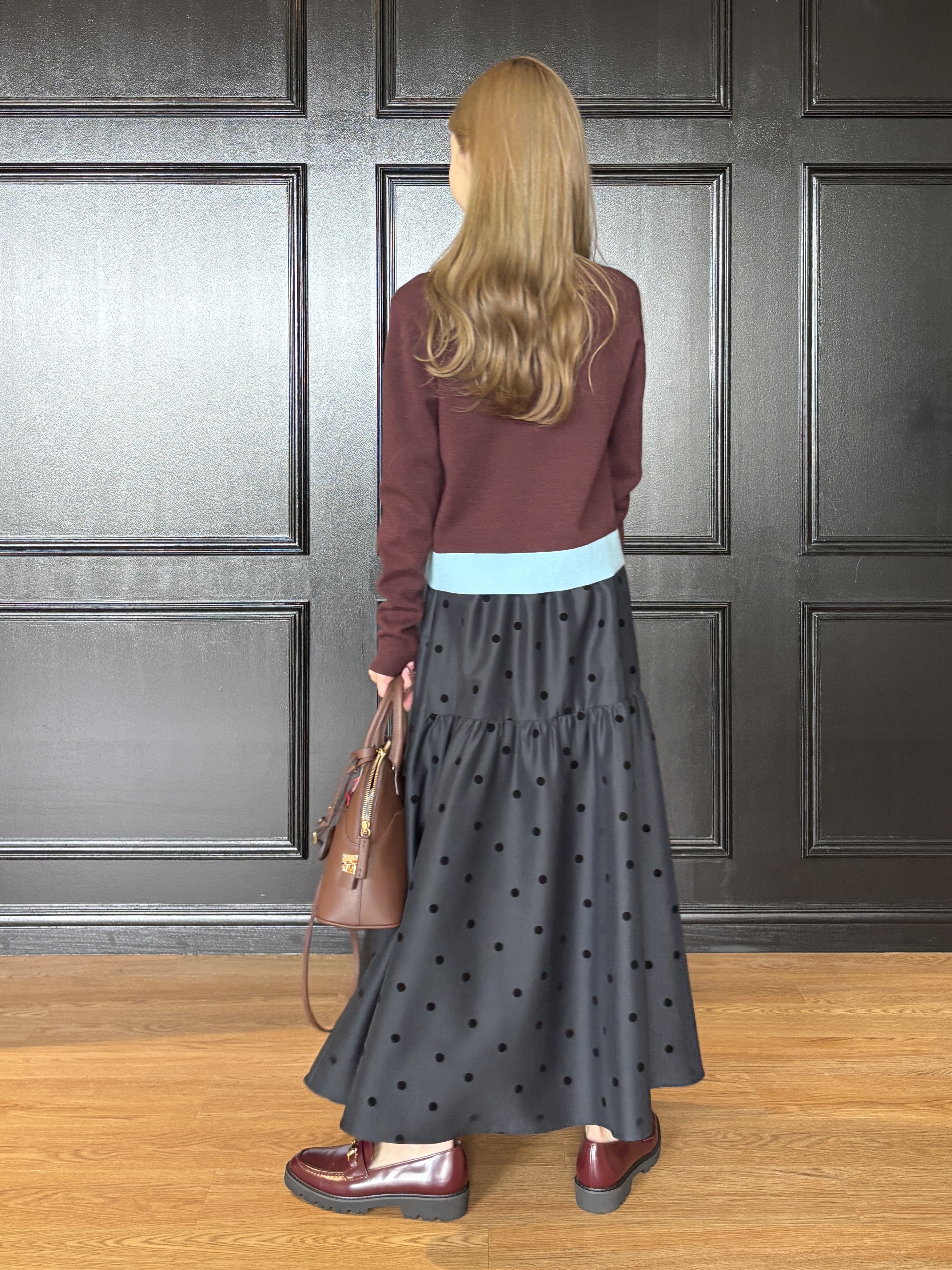 清水夏姫さんの「DRESSTERIOR｜【再入荷/軽量/本革】ビットローファー」を使ったコーディネート