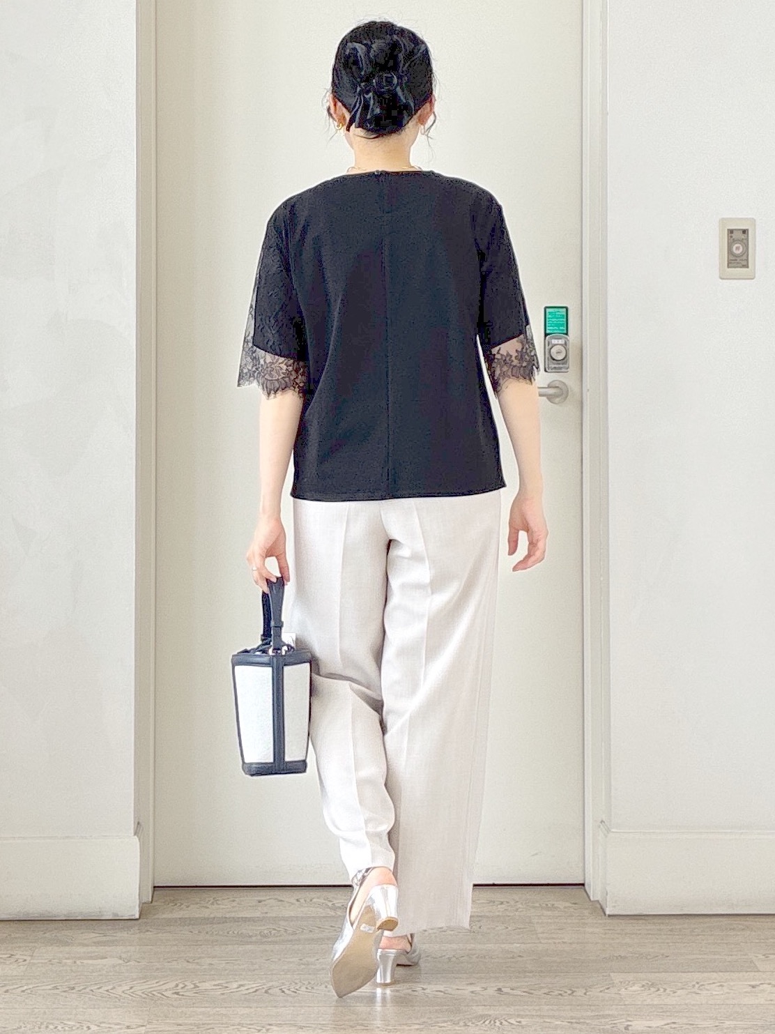  beni_gingerさんの「Reflect｜【UVカット／接触冷感】スカラップレースジャージカットソー」を使ったコーディネート