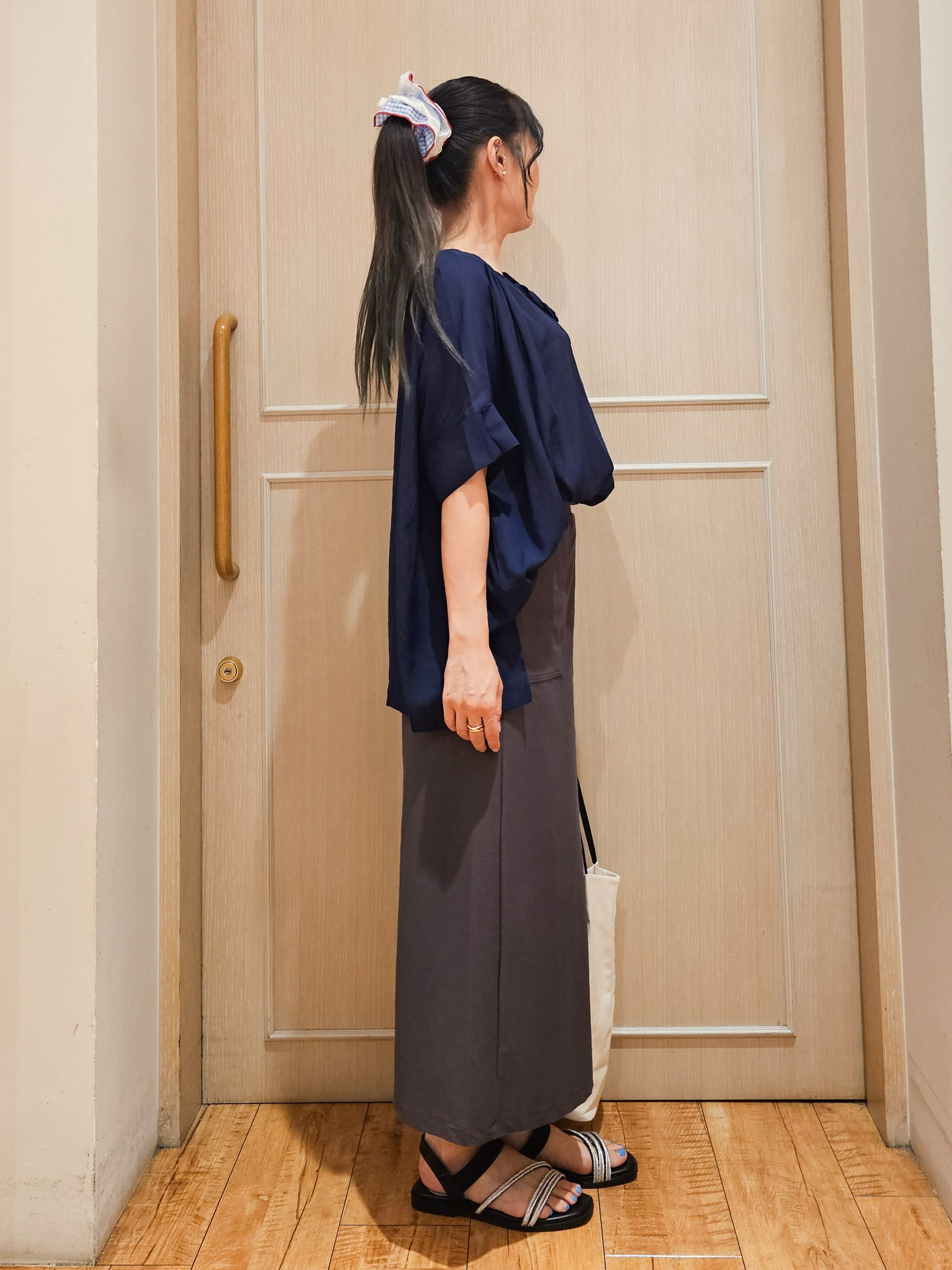 ゆゆさんの「SHOO･LA･RUE｜【2点セット】ポンチョ風ブラウス＆タンクトップセット」を使ったコーディネート