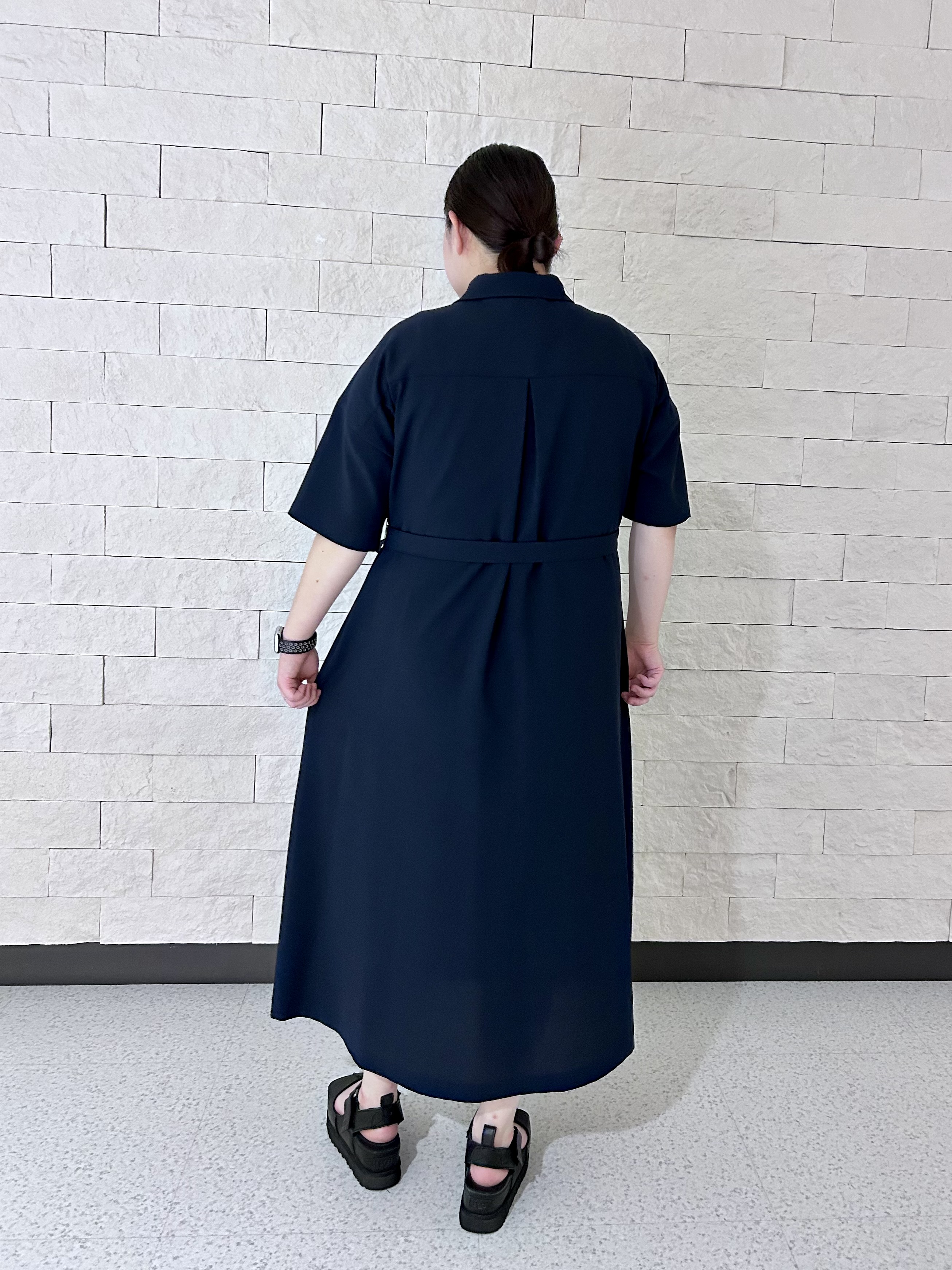 chikaさんの「UNTITLED｜【UVカット/接触冷感/通気性】エアリークールワンピース」を使ったコーディネート