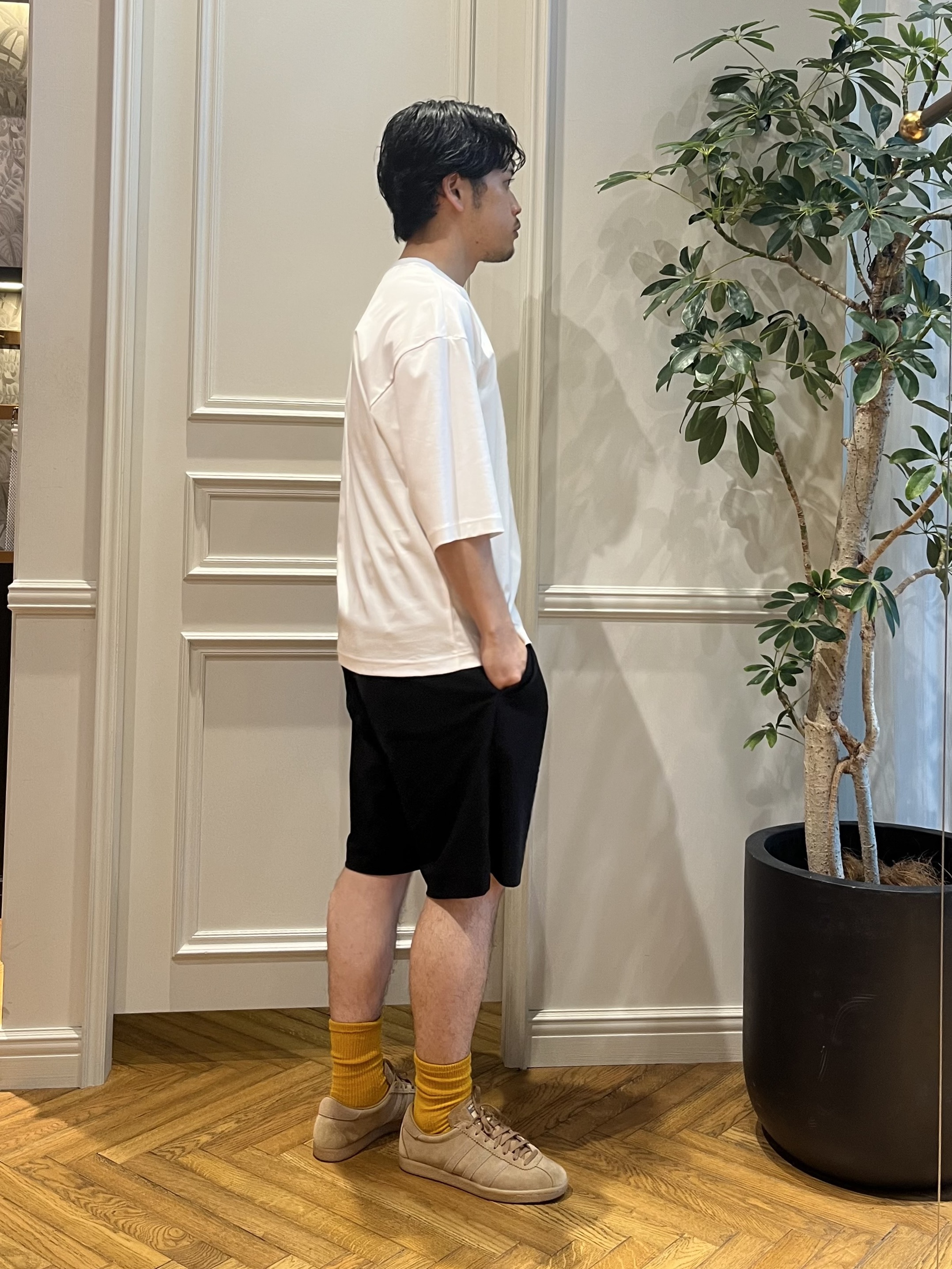 Tokuさんの「DRESSTERIOR｜【干場義雅&times;DRESSTERIOR】ICE CLEAR COTTON Tシャツ」を使ったコーディネート