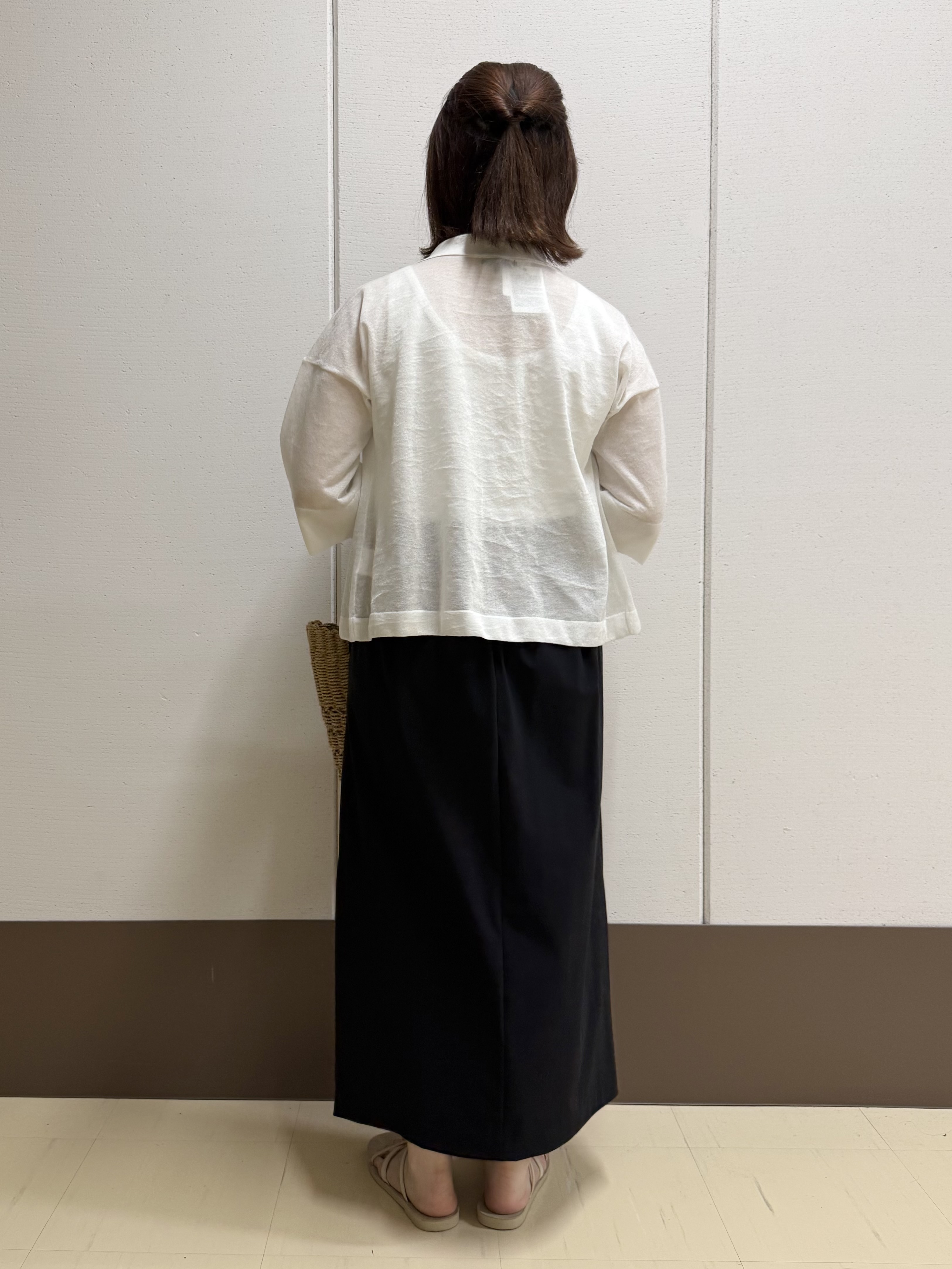 Rikoさんの「INDIVI｜【洗える／前後2WAY】インナータンクトップ」を使ったコーディネート