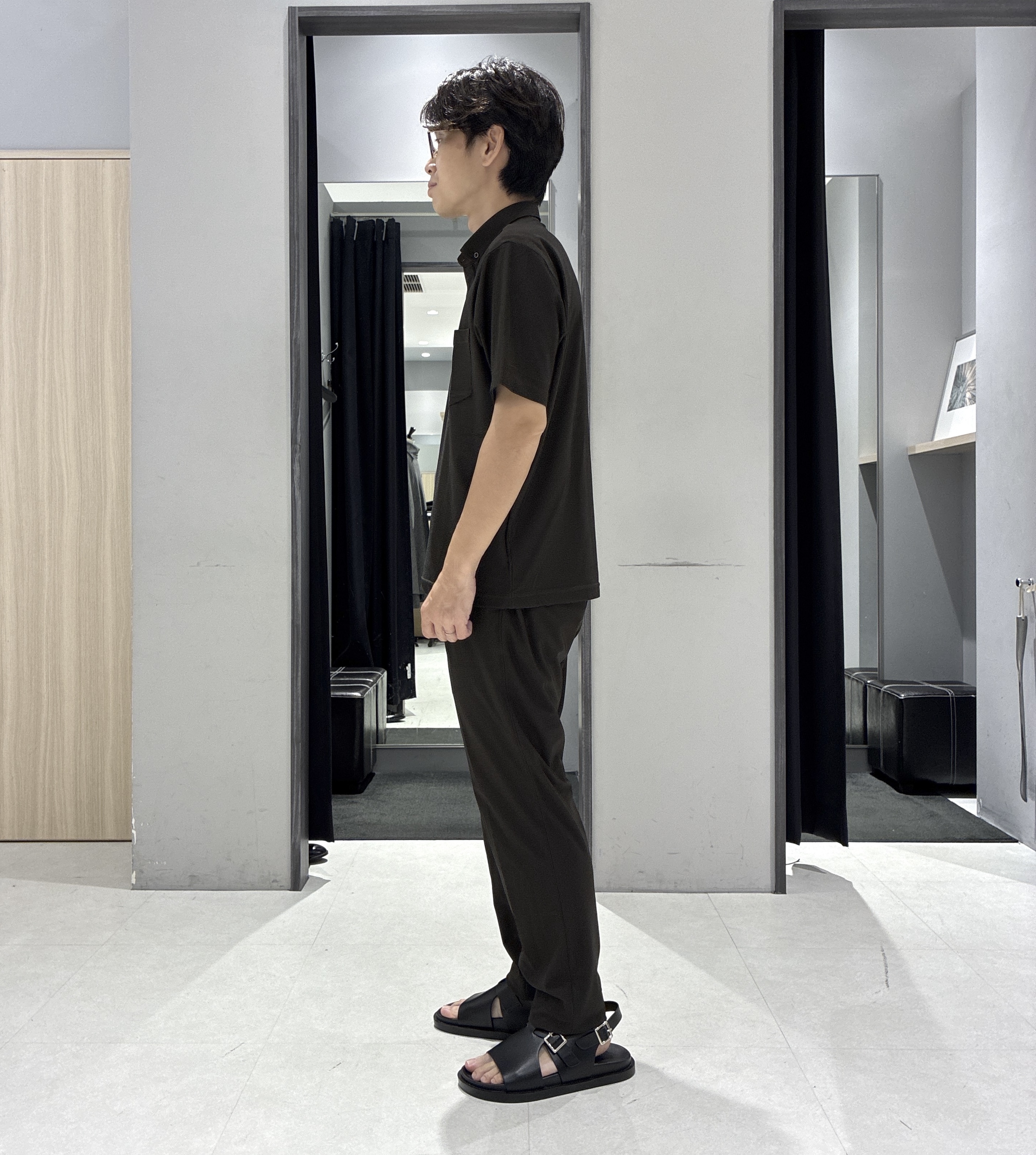 わいずみさんの「TAKEO KIKUCHI｜【通気性】AIR TOOL ポロシャツ」を使ったコーディネート