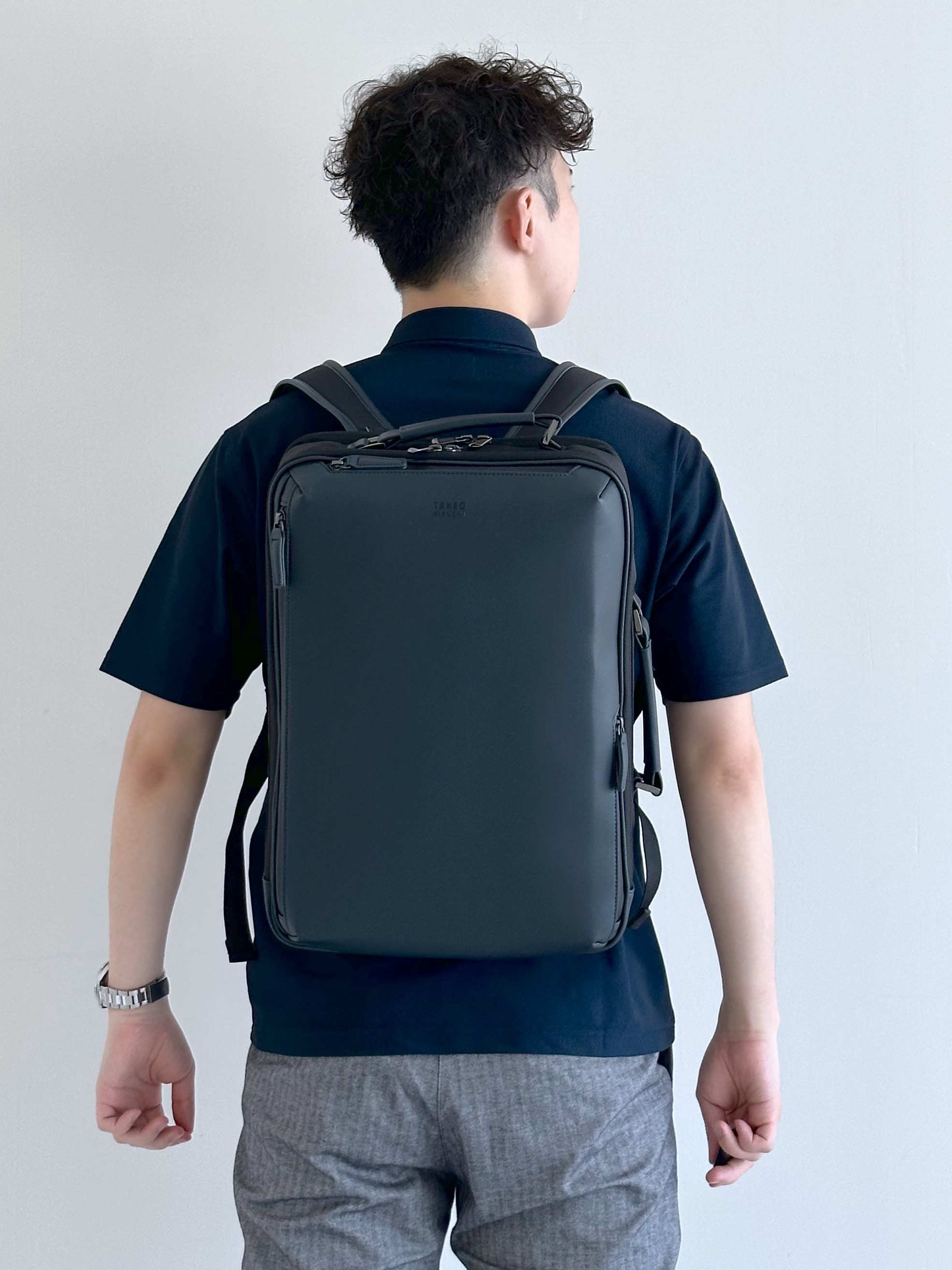 イッシーさんの「TAKEO KIKUCHI｜AIRTOOL ポロシャツ」を使ったコーディネート