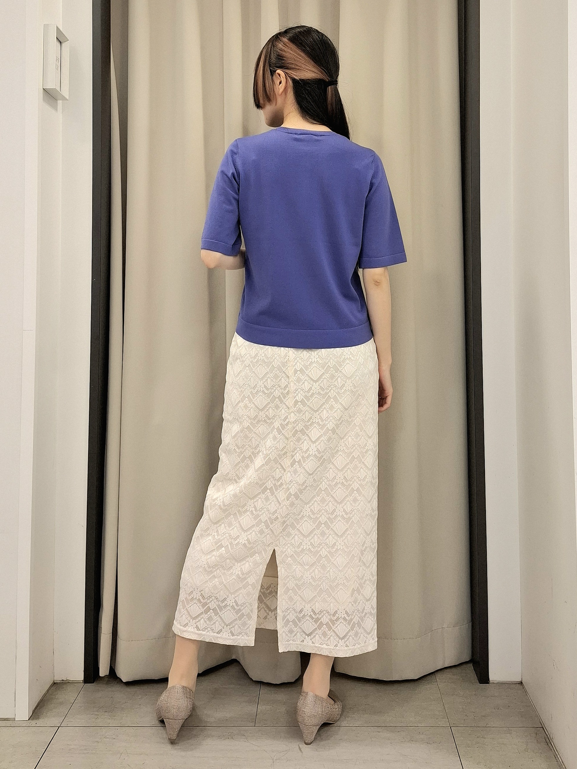 なーちゃんさんの「grove｜【ひんやり・UV・洗濯機◎】上品コットン混カーディガン」を使ったコーディネート