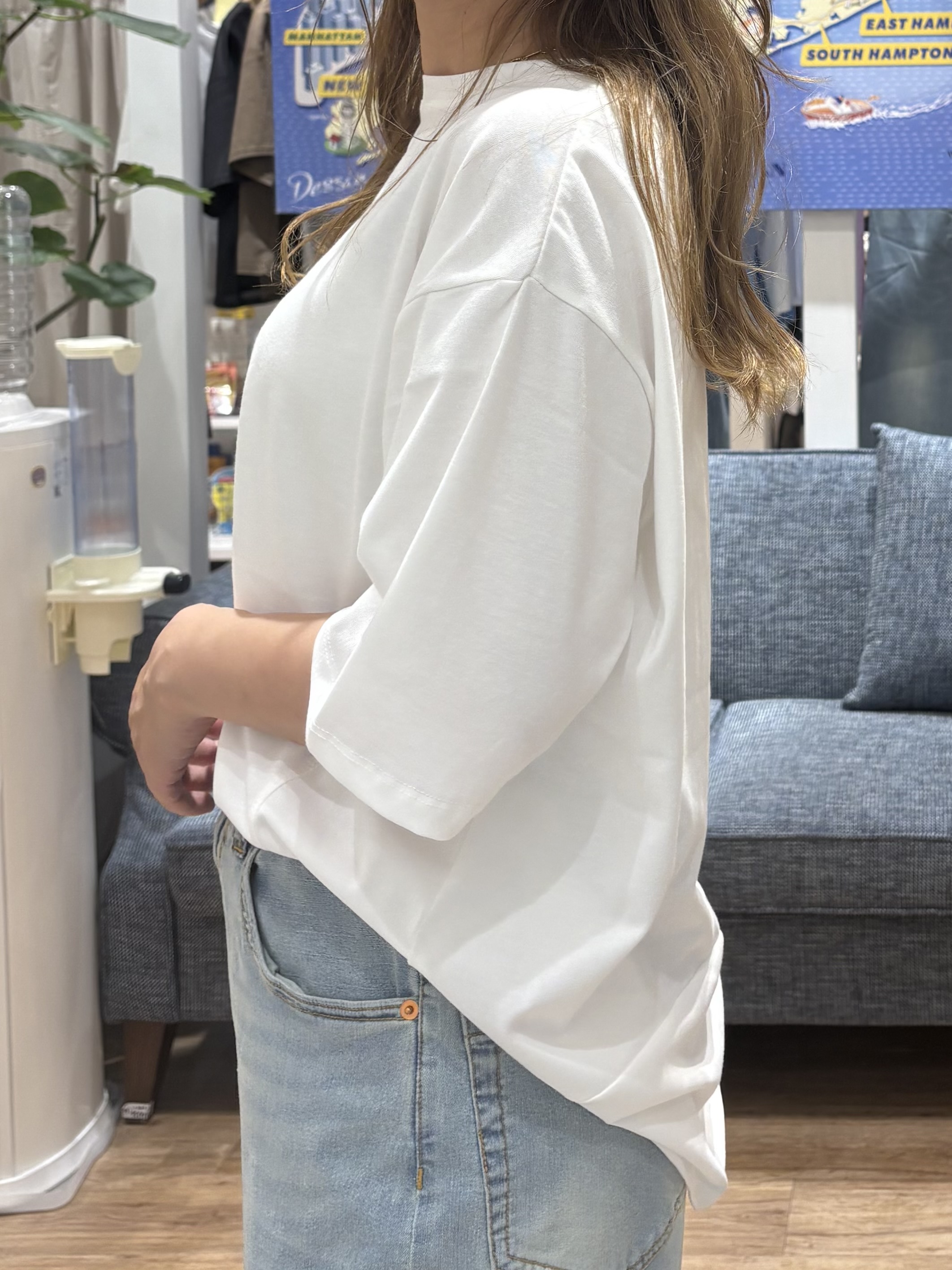 yuinaさんの「Dessin｜【UVカット/接触冷感】プレーティングTシャツ」を使ったコーディネート